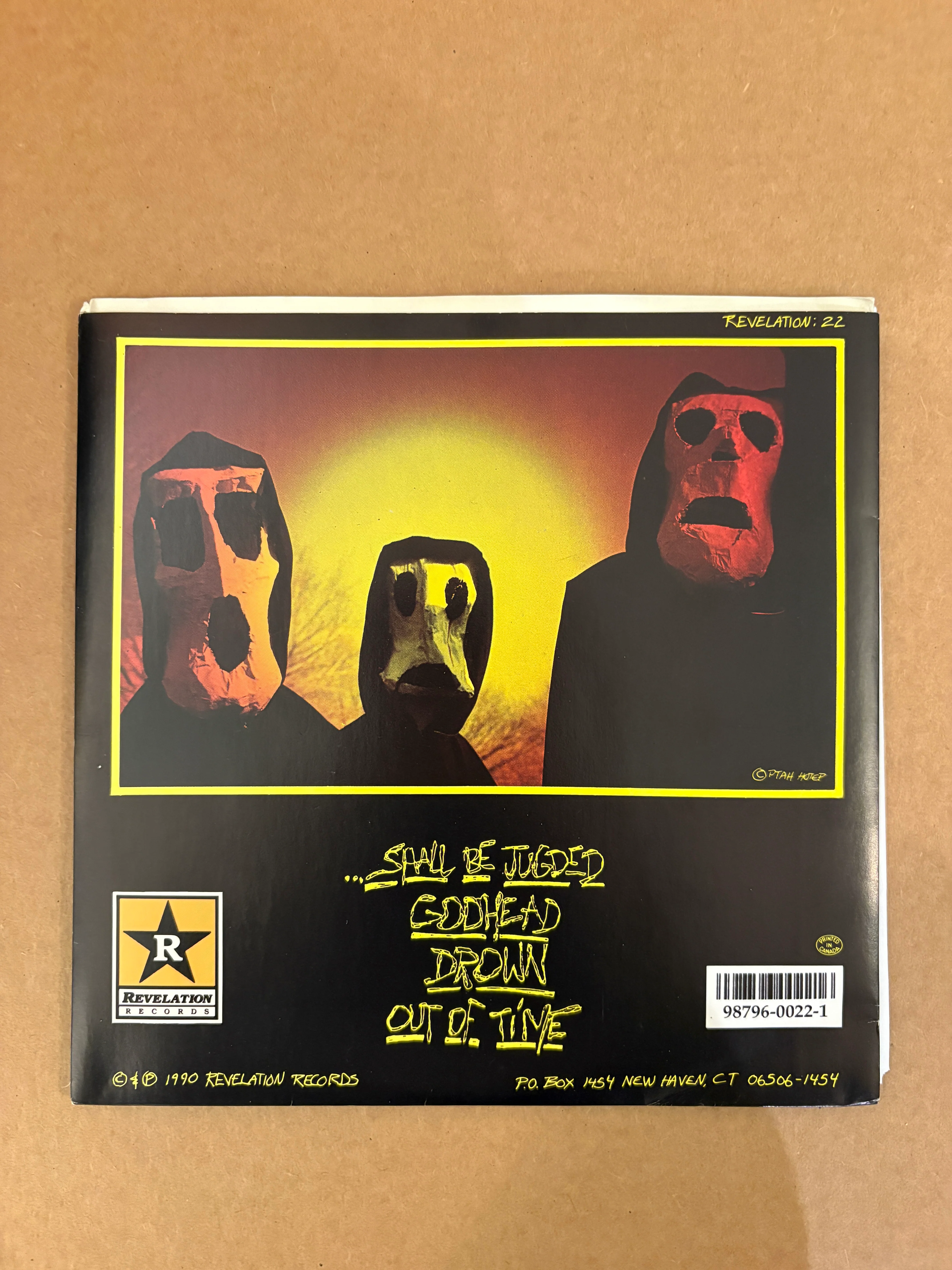 BURN - Shall Be Judged 7" Pink Vinyl - Image 2
