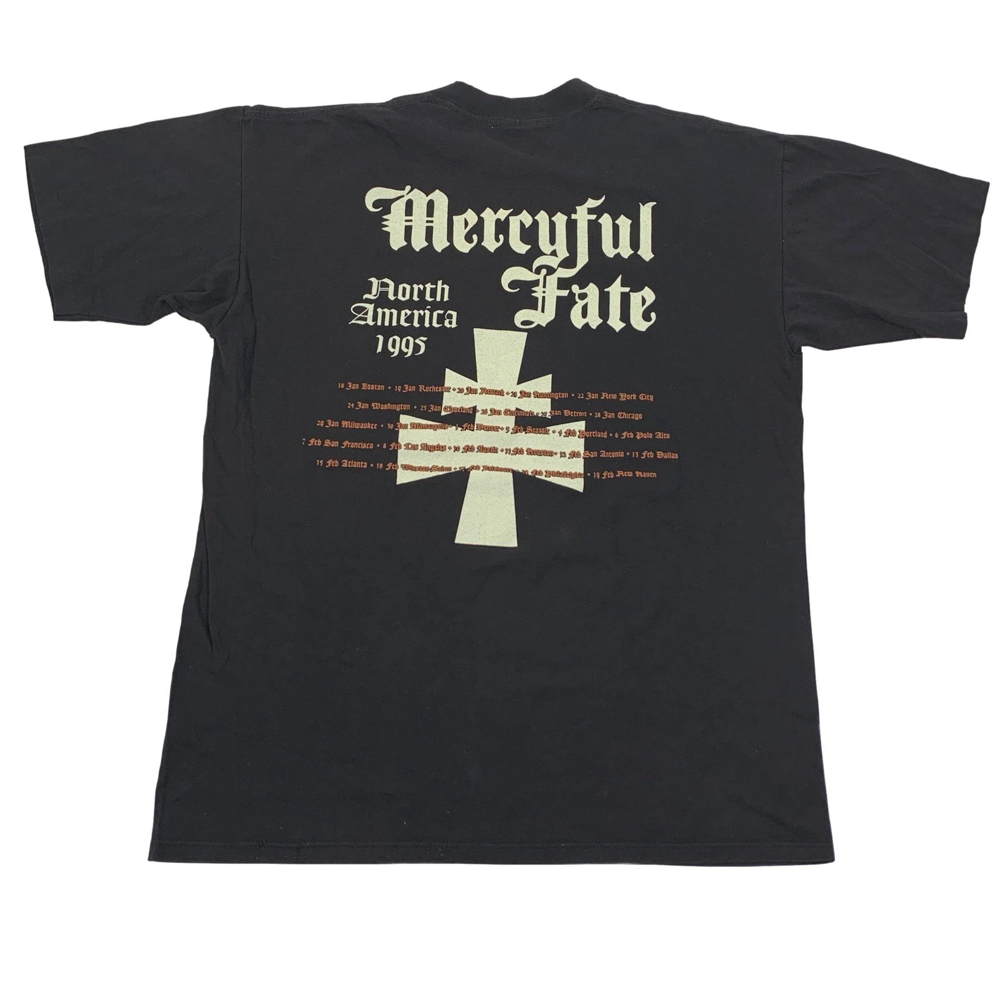 Vintage Mercyful Fate "North America 95" Tour T-Shirt - Image 3