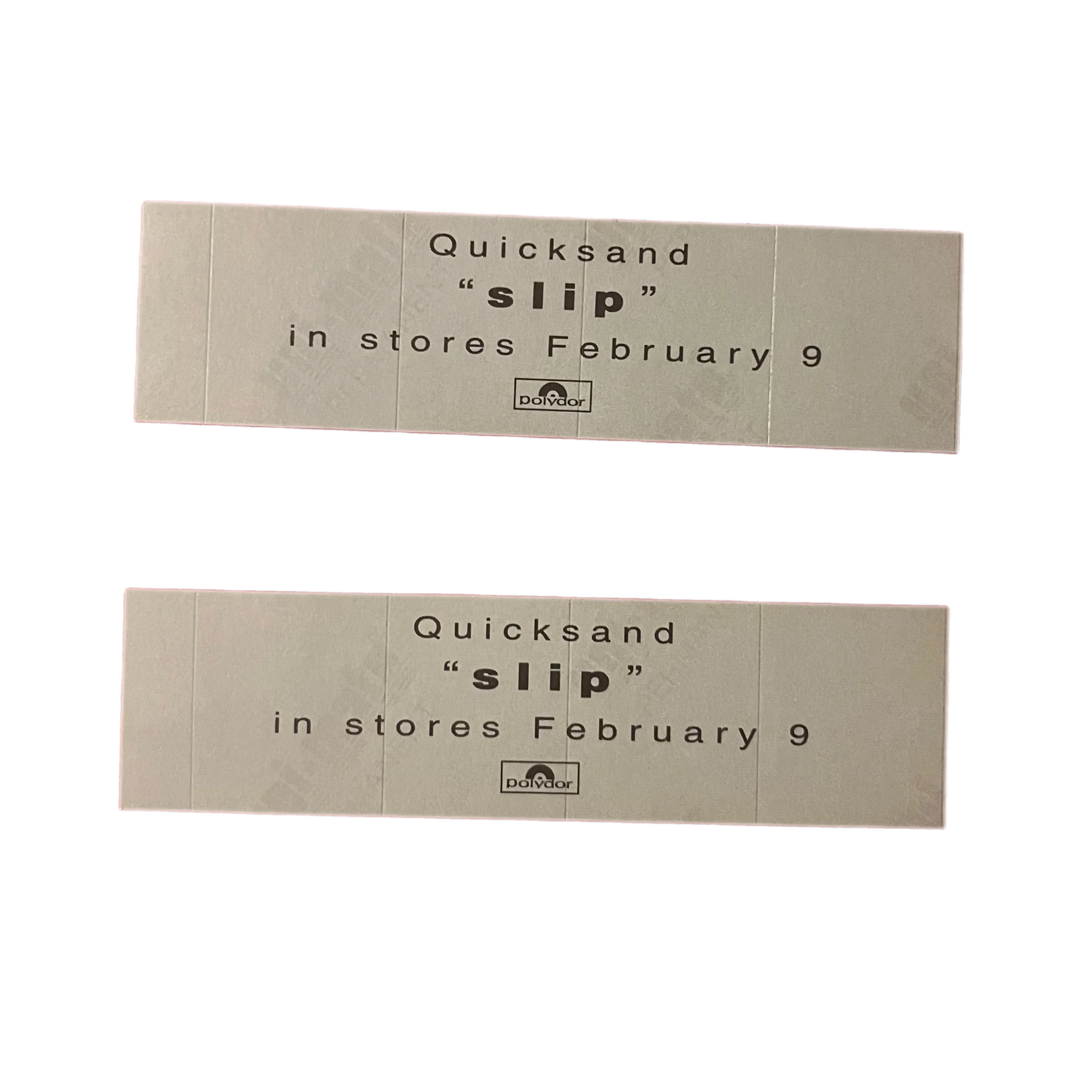 Quicksand "Slip" Promotional Stickers - Image 2