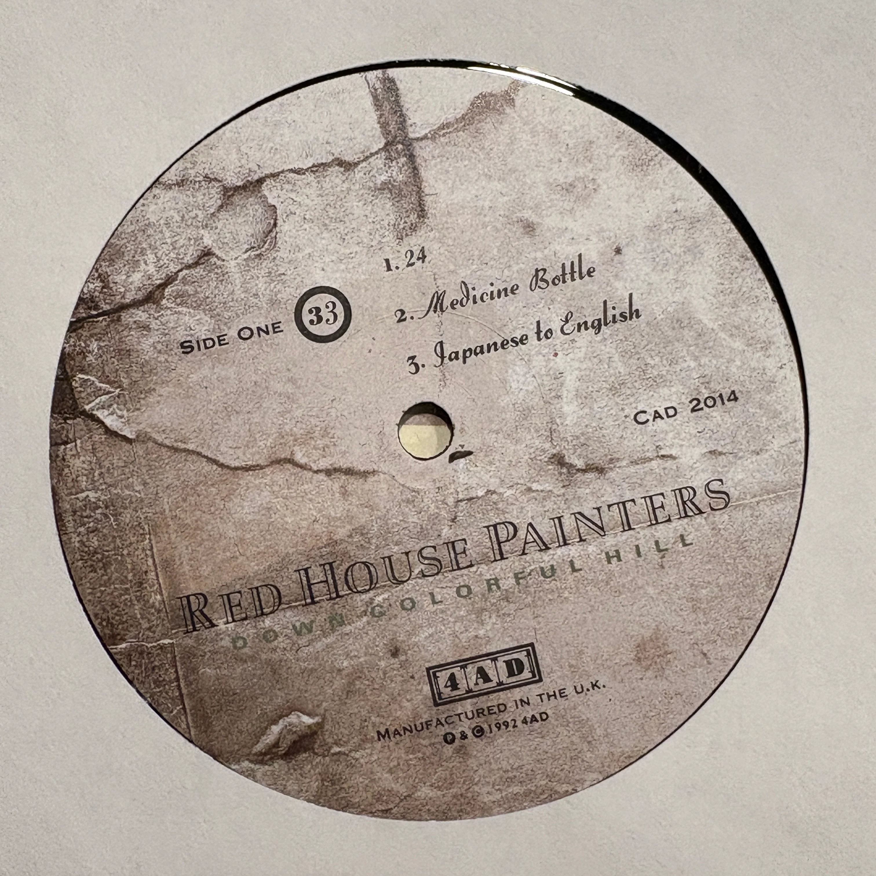 Red House Painters “Down Colorful Hill” LP - UK Original - Image 3