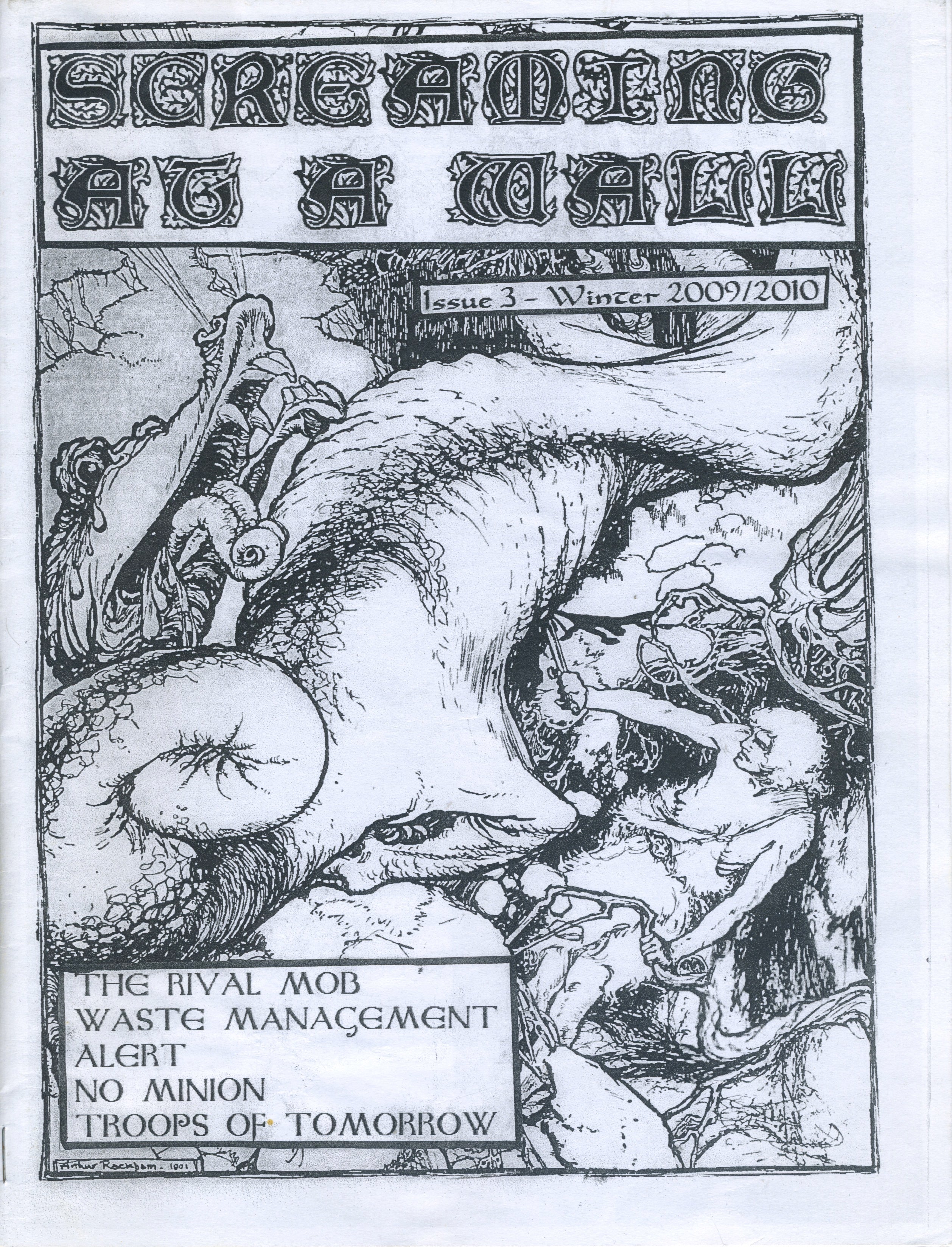Screaming At A Wall Hardcore Fanzine Issue #3