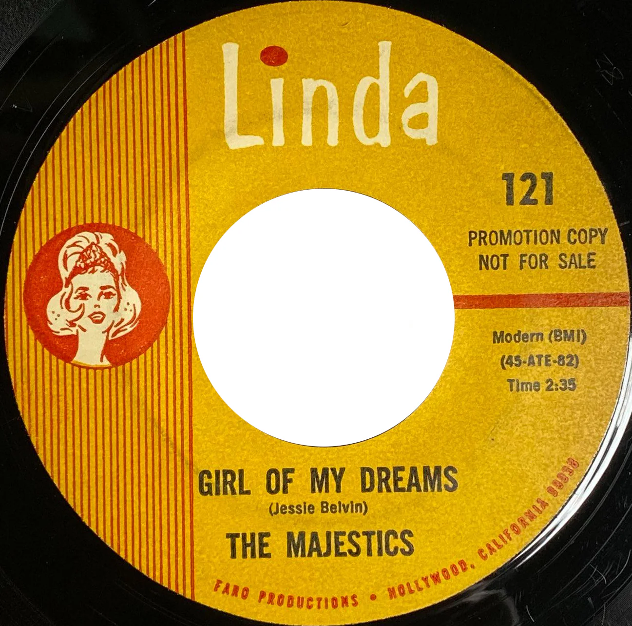 The Majestics "(I Love Her So Much) It Hurts Me" 45 - Image 2