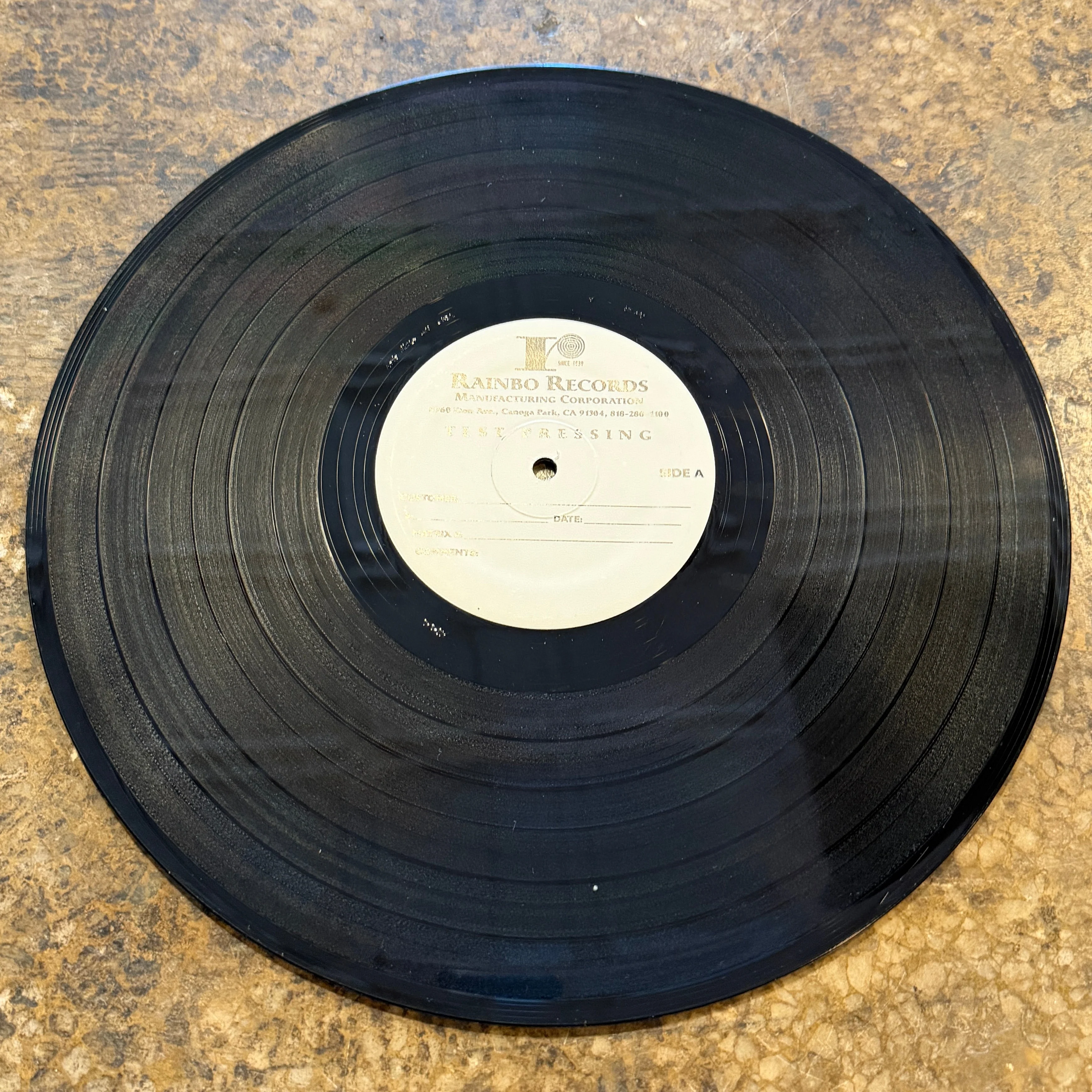 The Rival Mob "Mob Justice" 12" Test Press Revelation Records