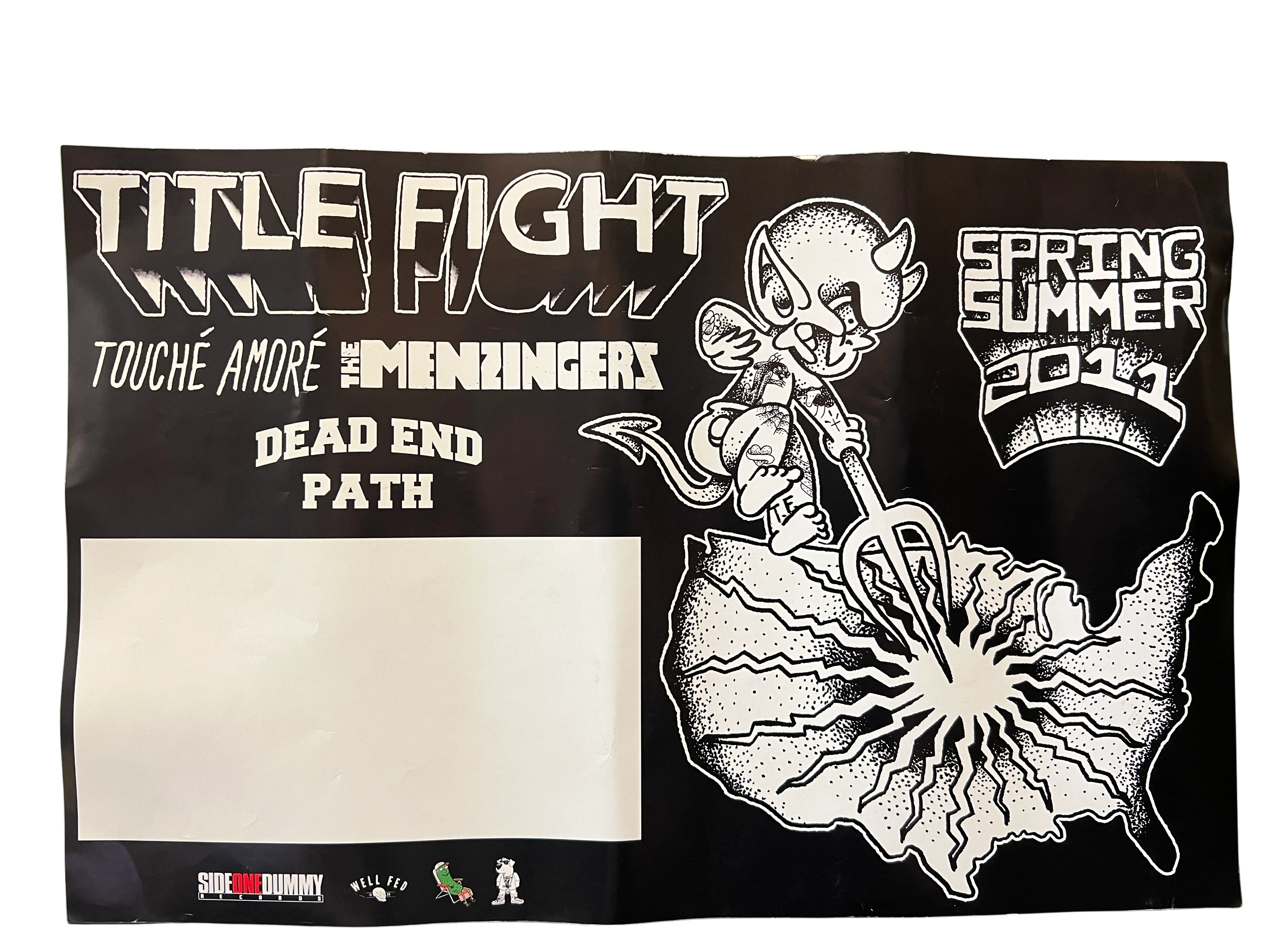 Title Fight "Spring/Summer 2011" Tour Poster - Image 2