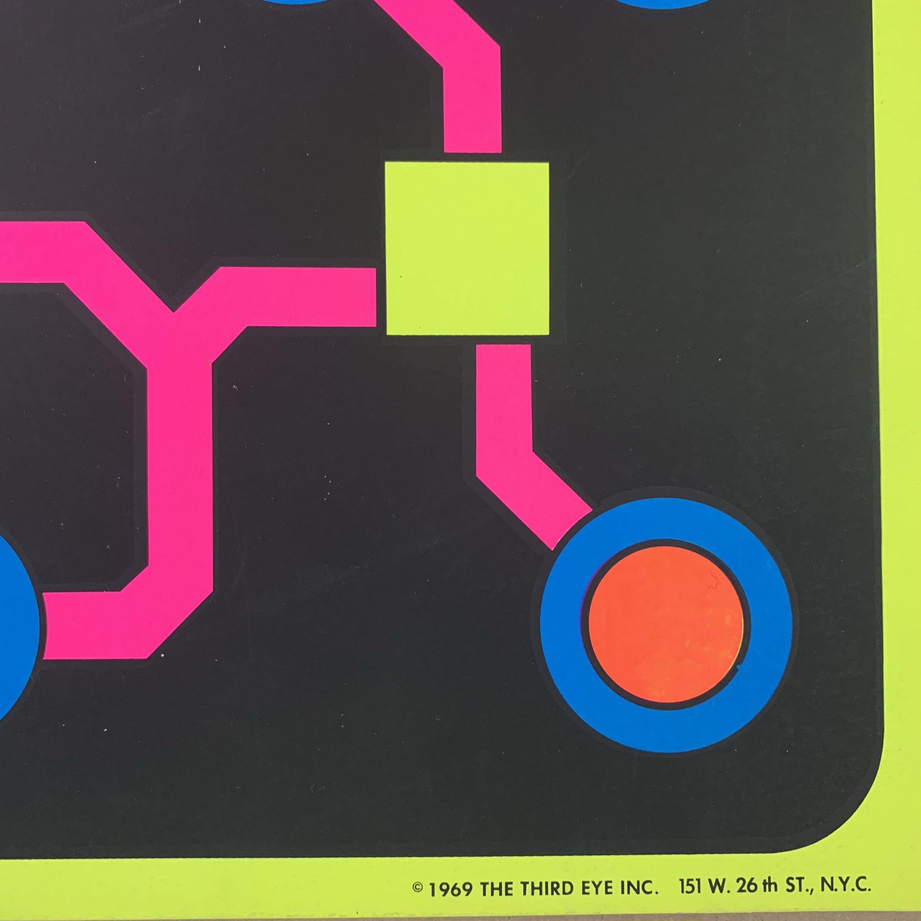 Vintage 1969 "London Tube" By Third Eye Inc Poster - Image 3