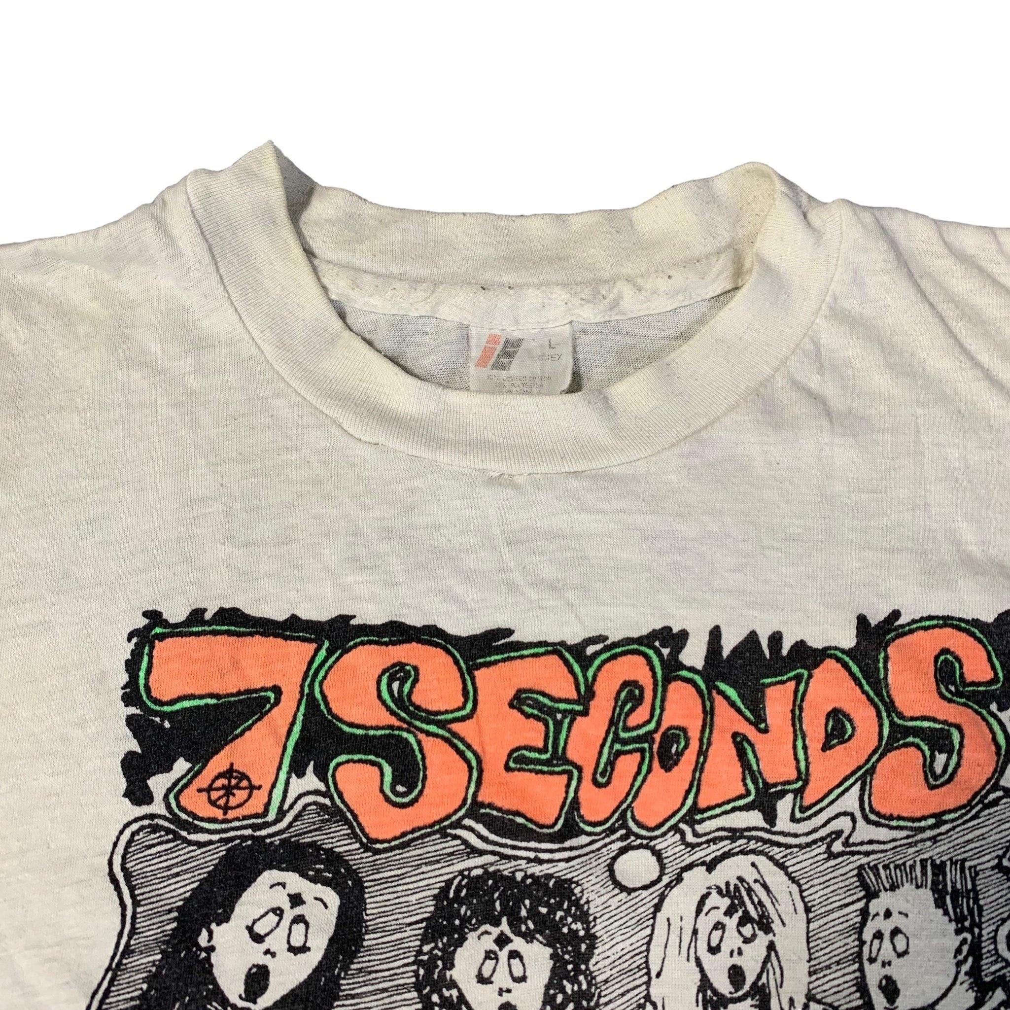 Vintage 7 Seconds "Phase Out Hate" T-Shirt - Image 4
