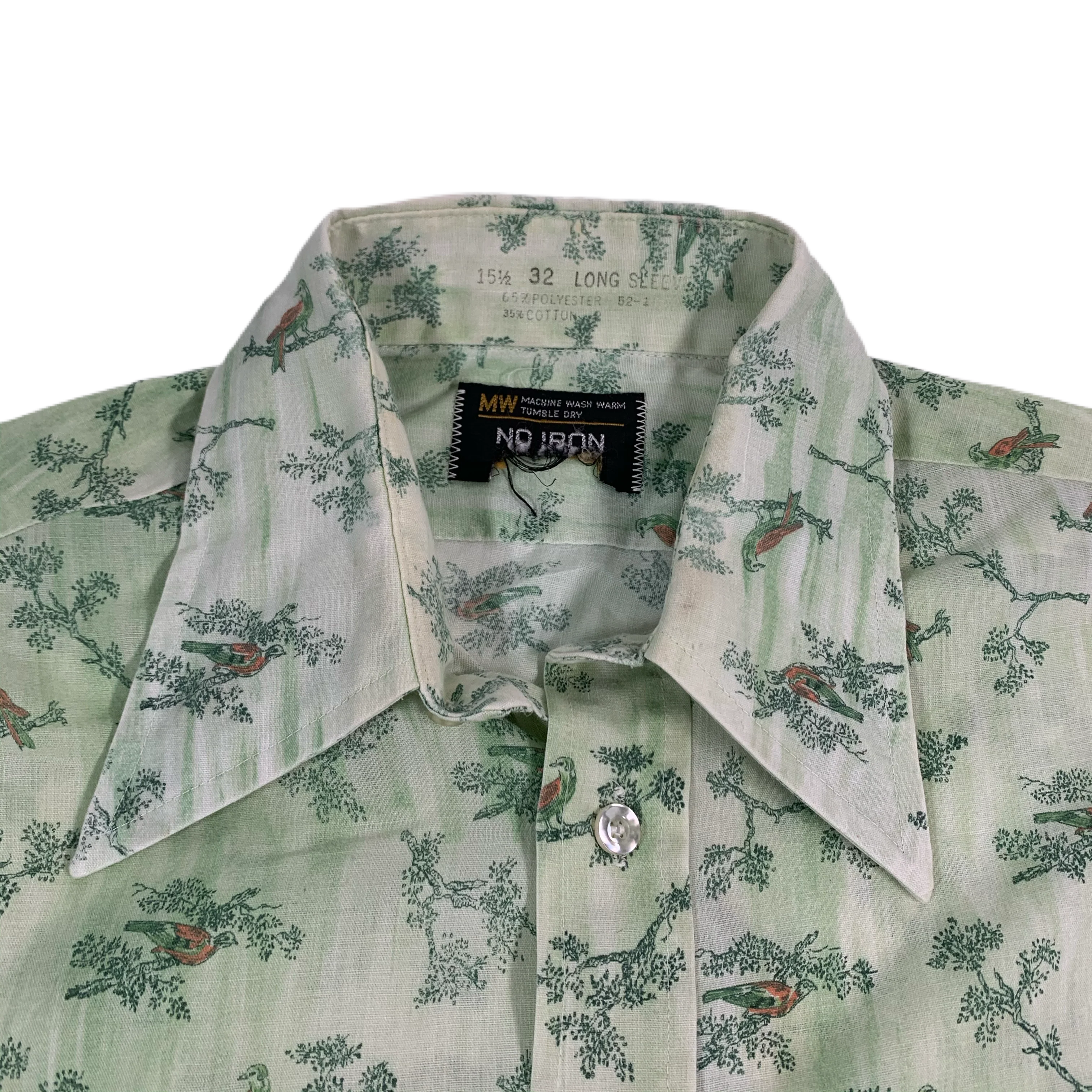 Vintage 70’s Canary “All Over Print” Button Up Shirt - Image 3