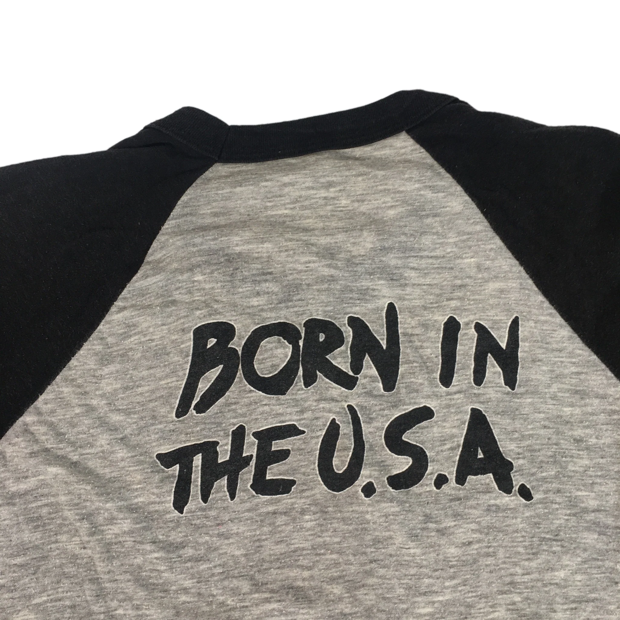 Vintage Bruce Springsteen & The E Street Band "Born In The USA" Raglan - Image 9