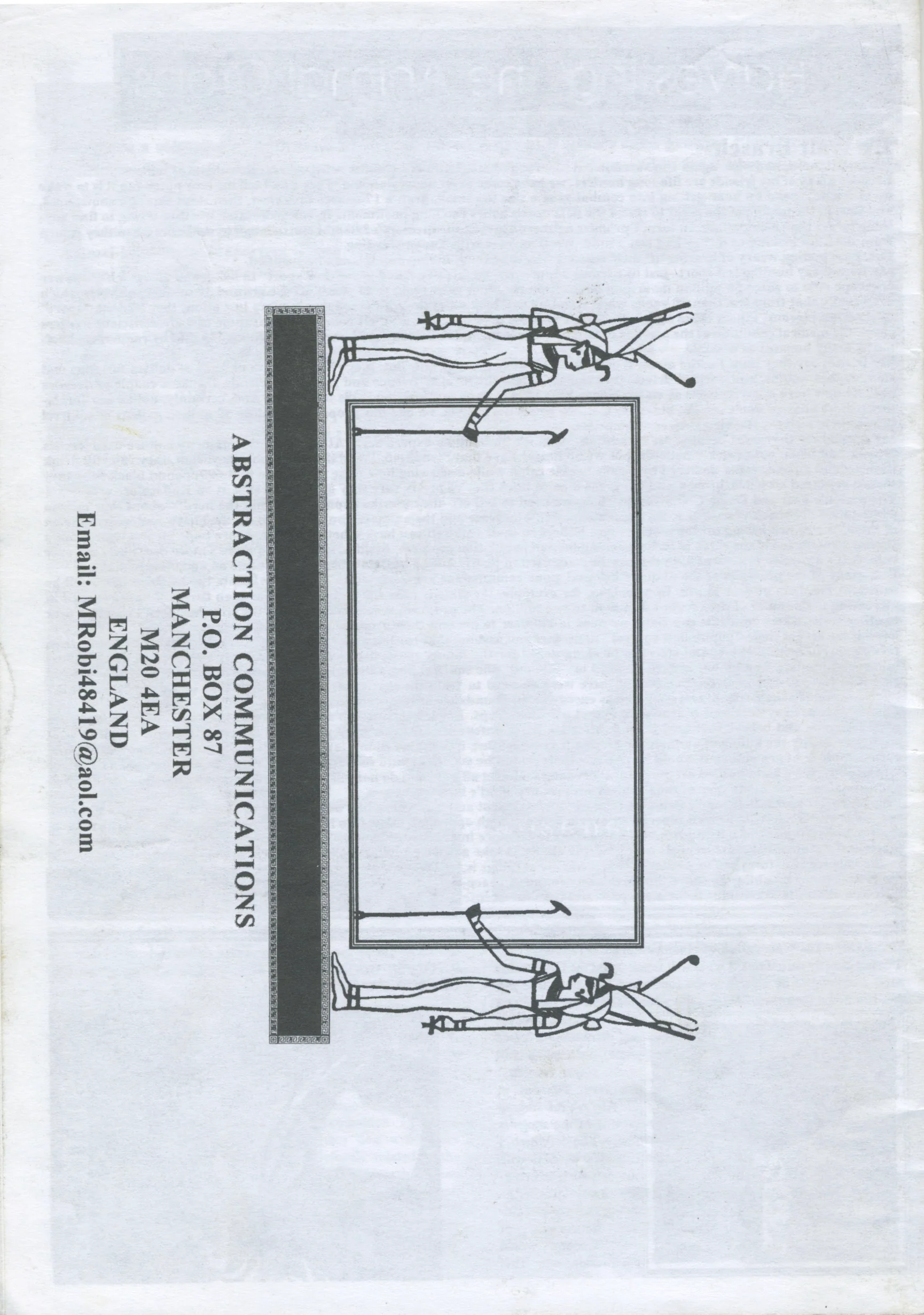 Vintage Abstraction Issue #3 "UK Hardline" Fanzine - Image 2