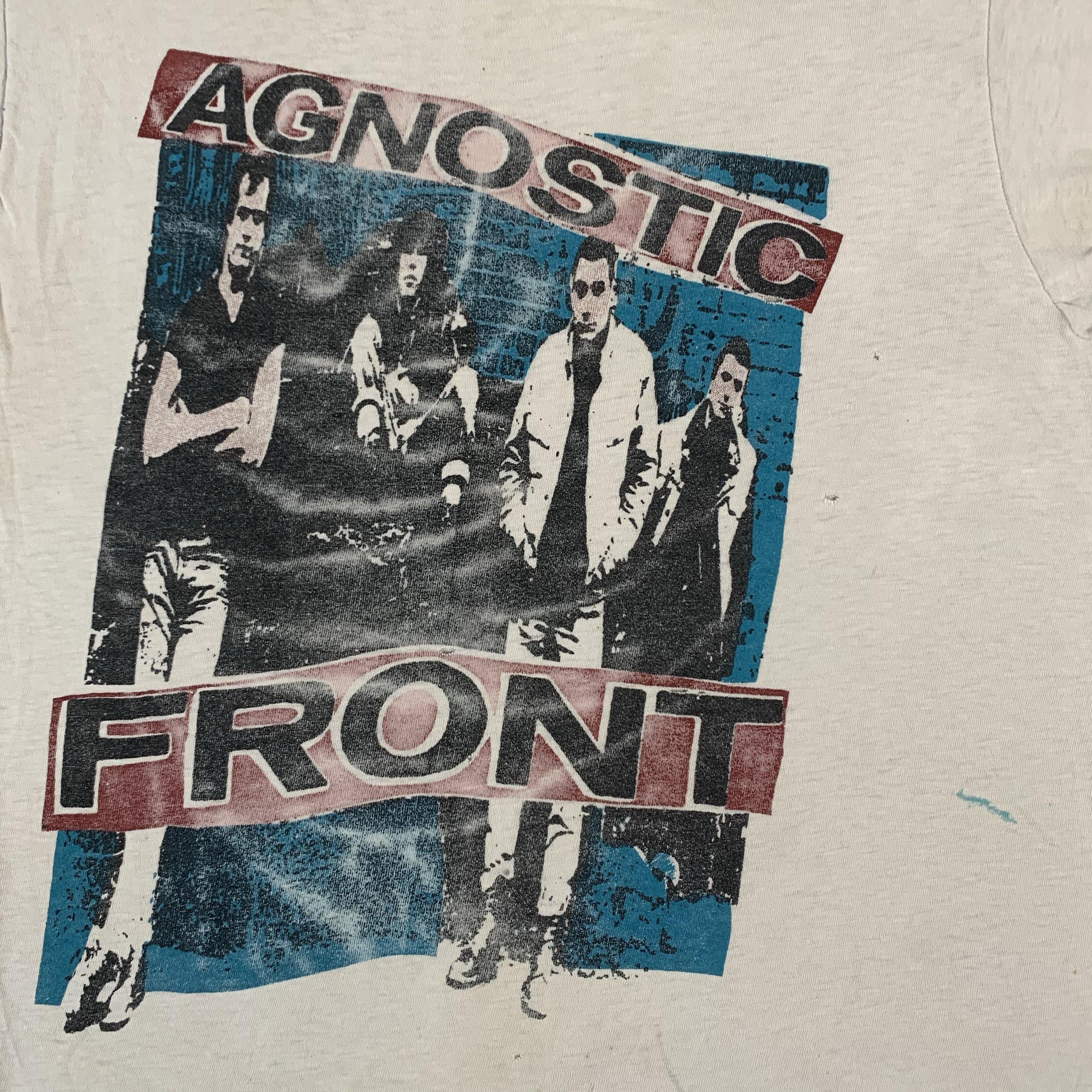 Vintage Agnostic Front "Group Photo" T-Shirt - Image 2