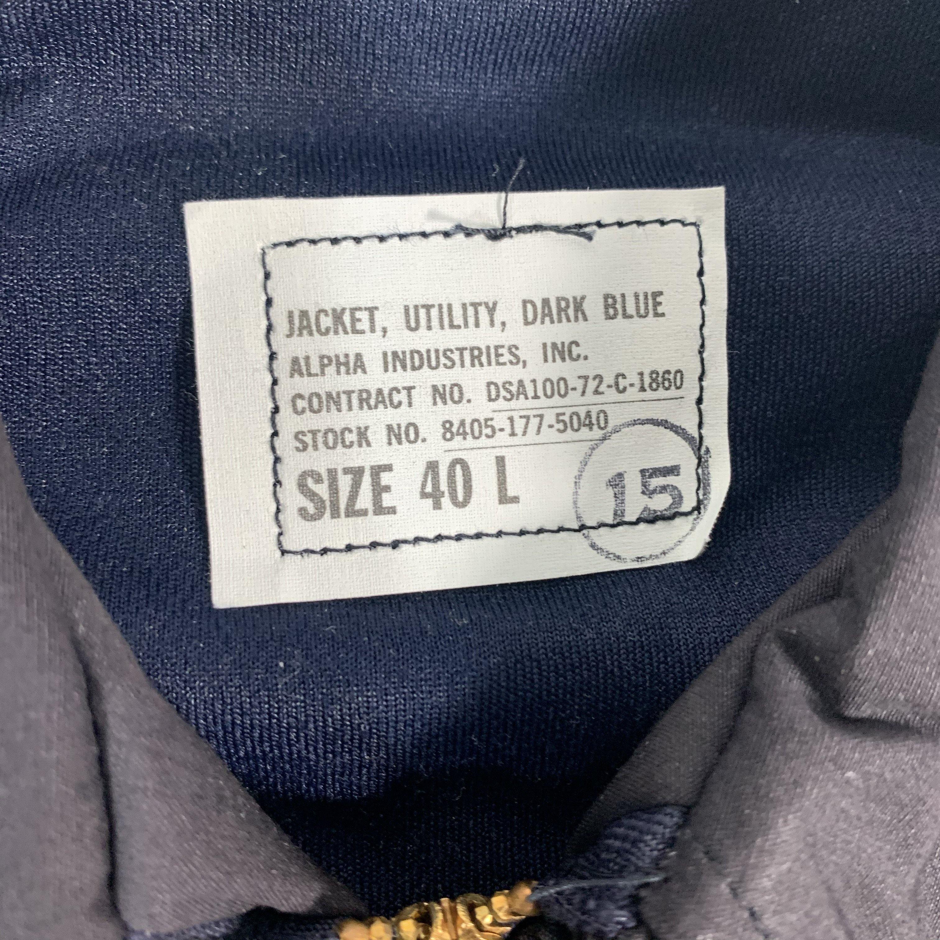 Vintage Alpha Industries US Navy “Utility” Deck Jacket - Image 4