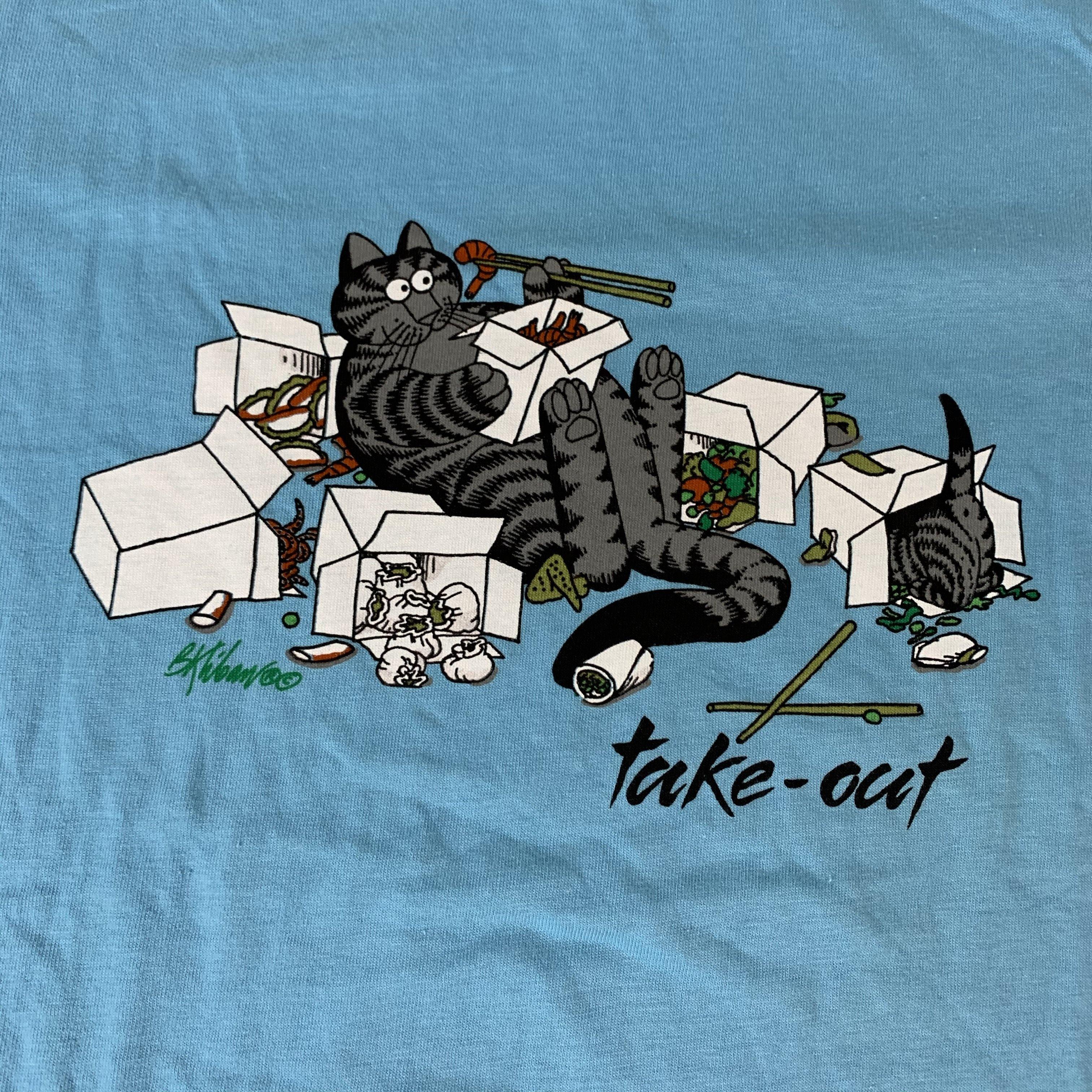 Vintage B. Kliban "Take-Out" Crazy Shirts T-Shirt - Image 2