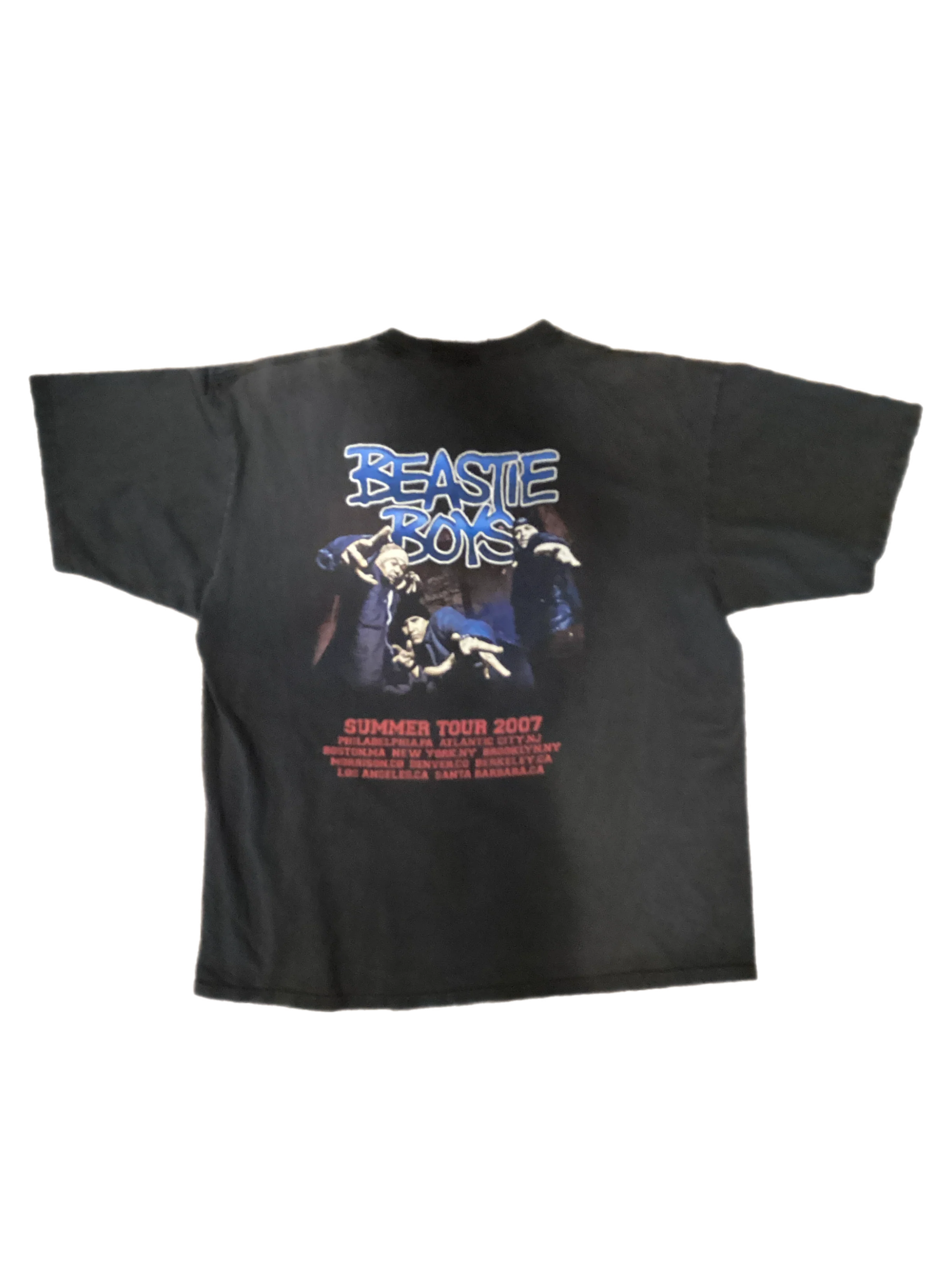 Vintage Beastie Boys "Summer Tour 2007" T-Shirt - Image 2