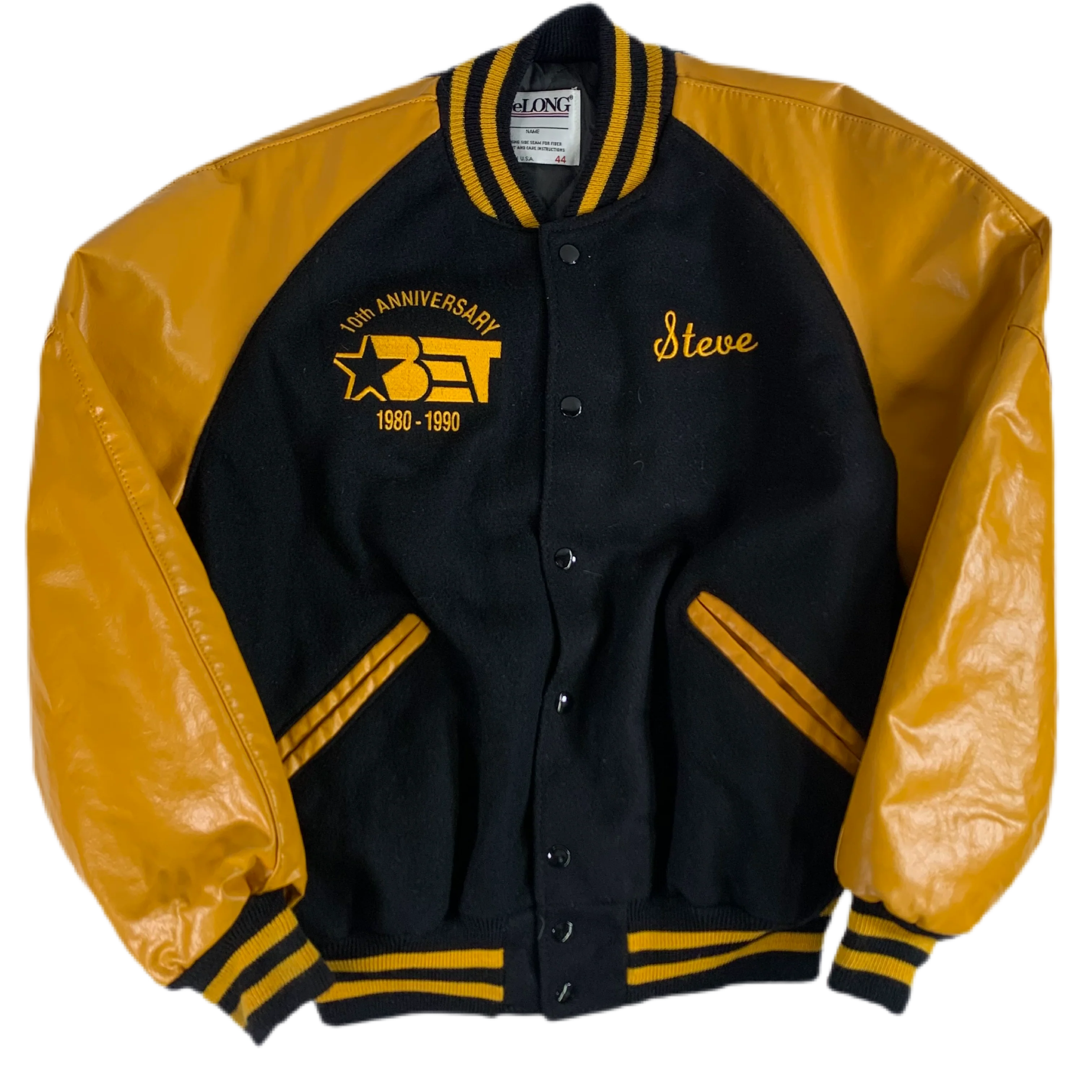 Vintage BET "10th Anniversary" Wool Varsity Jacket