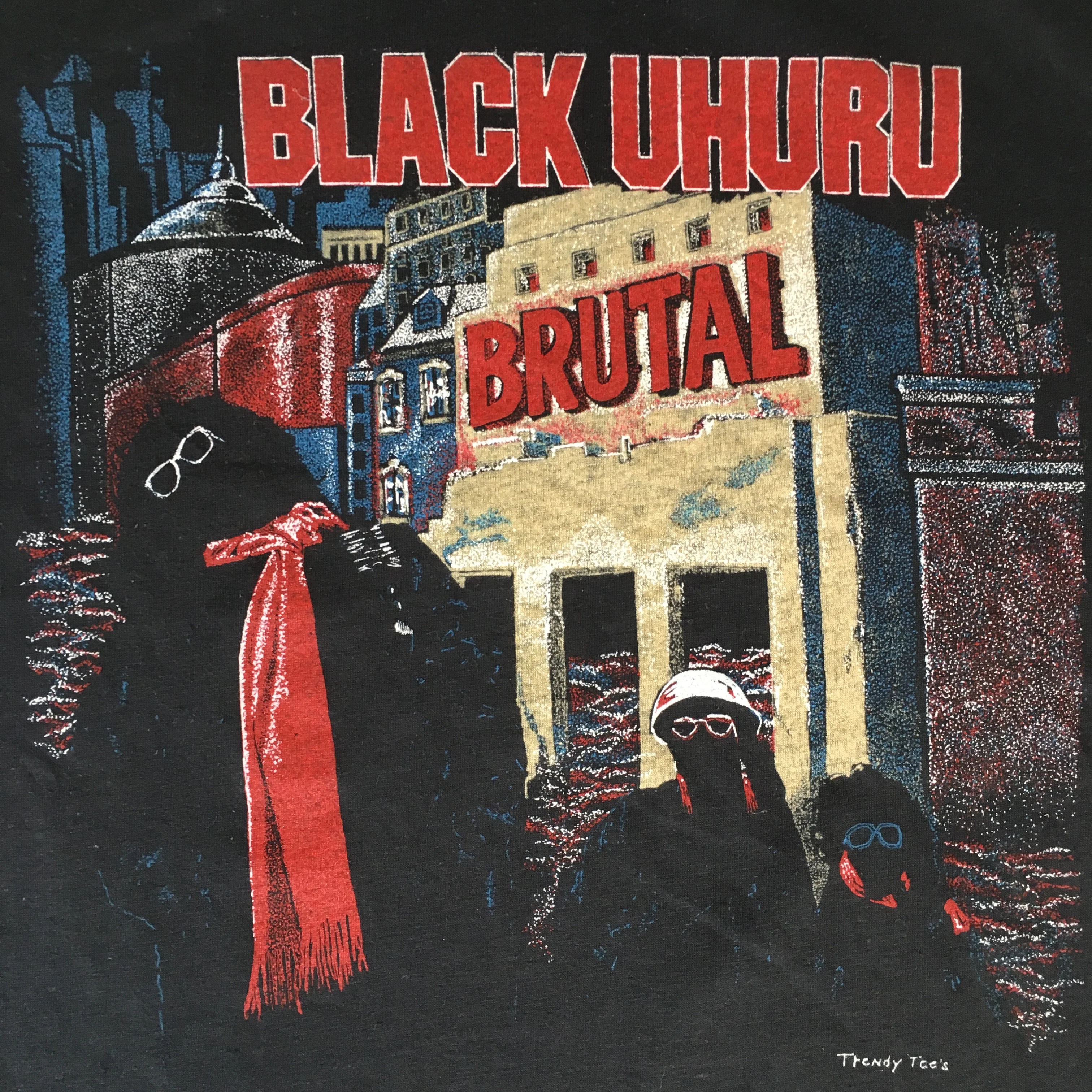 Vintage Black Uhuru "Brutal" T-Shirt - Image 5