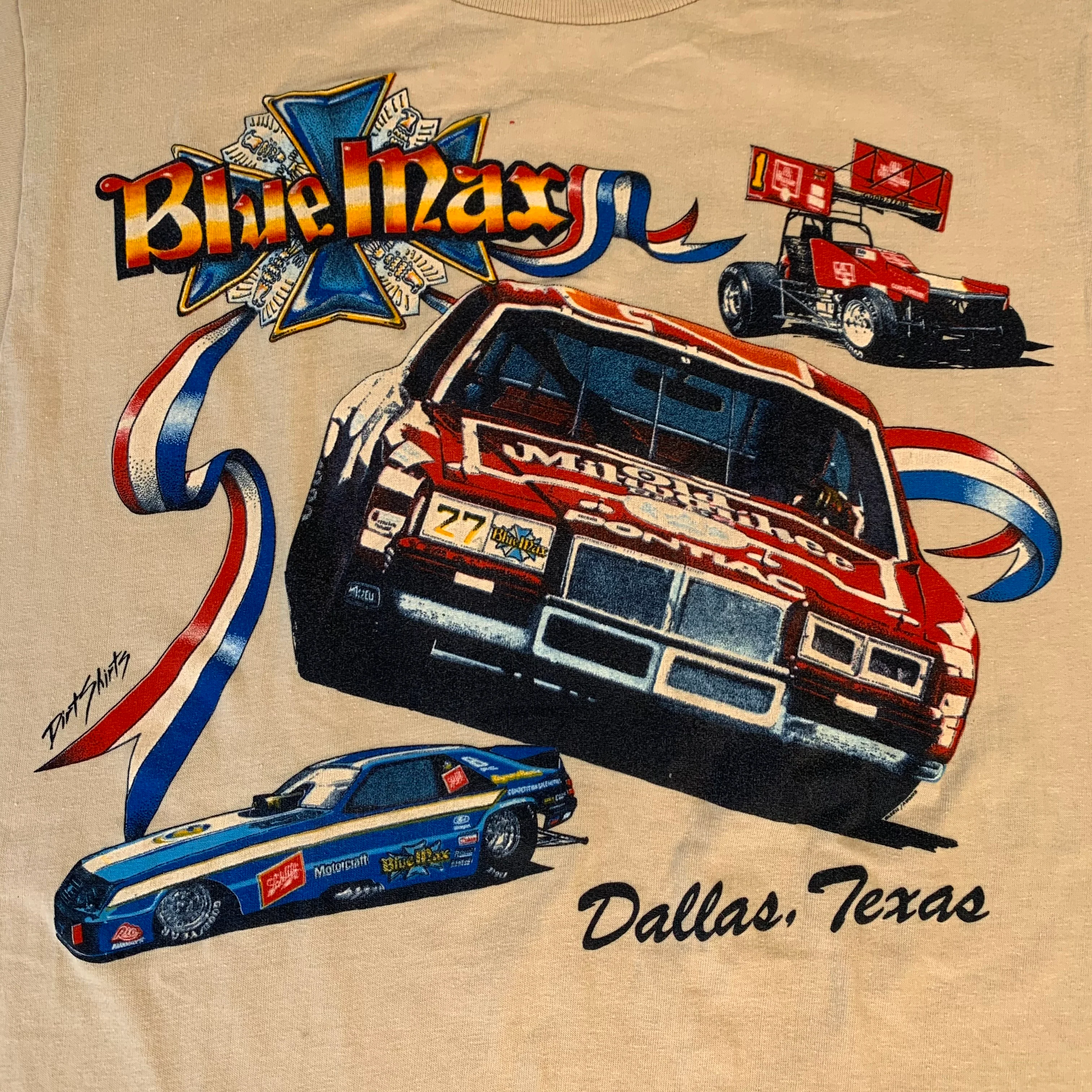 Vintage Blue Max "Racing Team" T-Shirt - Image 3