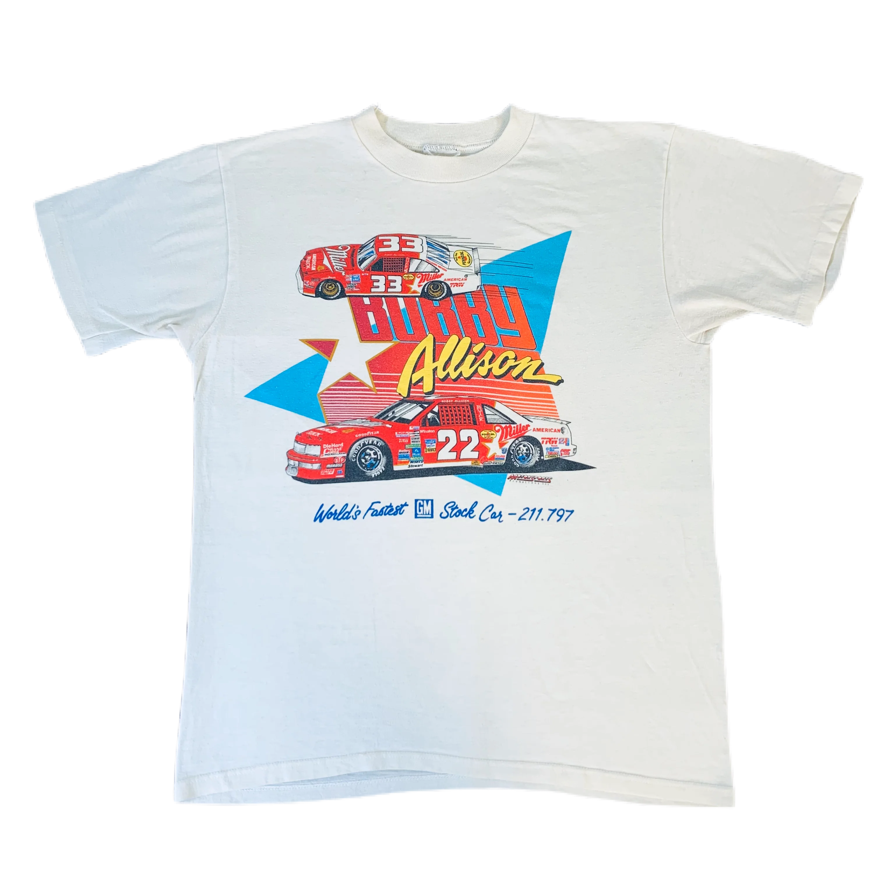 Vintage Nascar Bobby Allison "World's Fastest Stock Car" T-Shirt