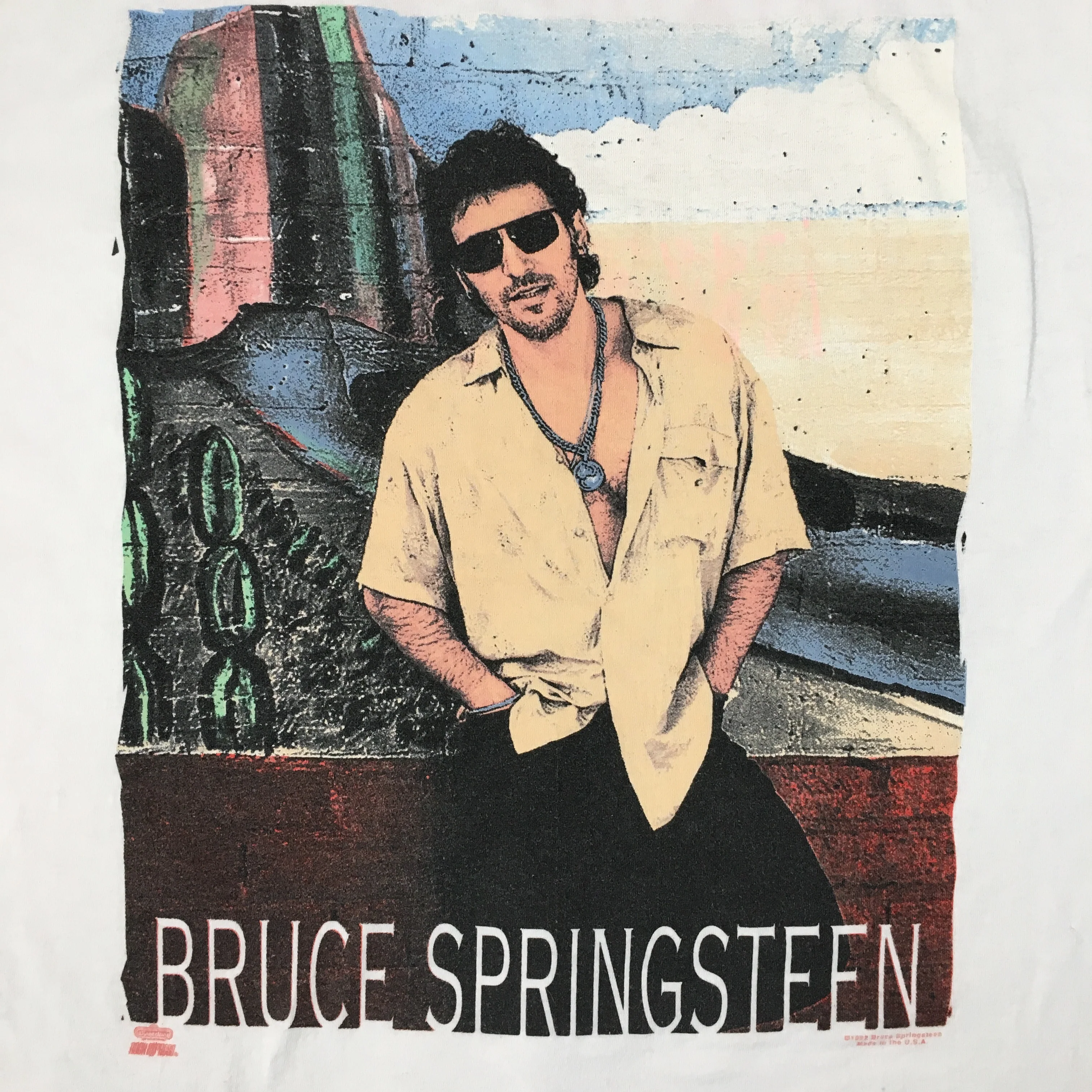Vintage Bruce Springsteen "Lucky Town" T-Shirt - Image 4