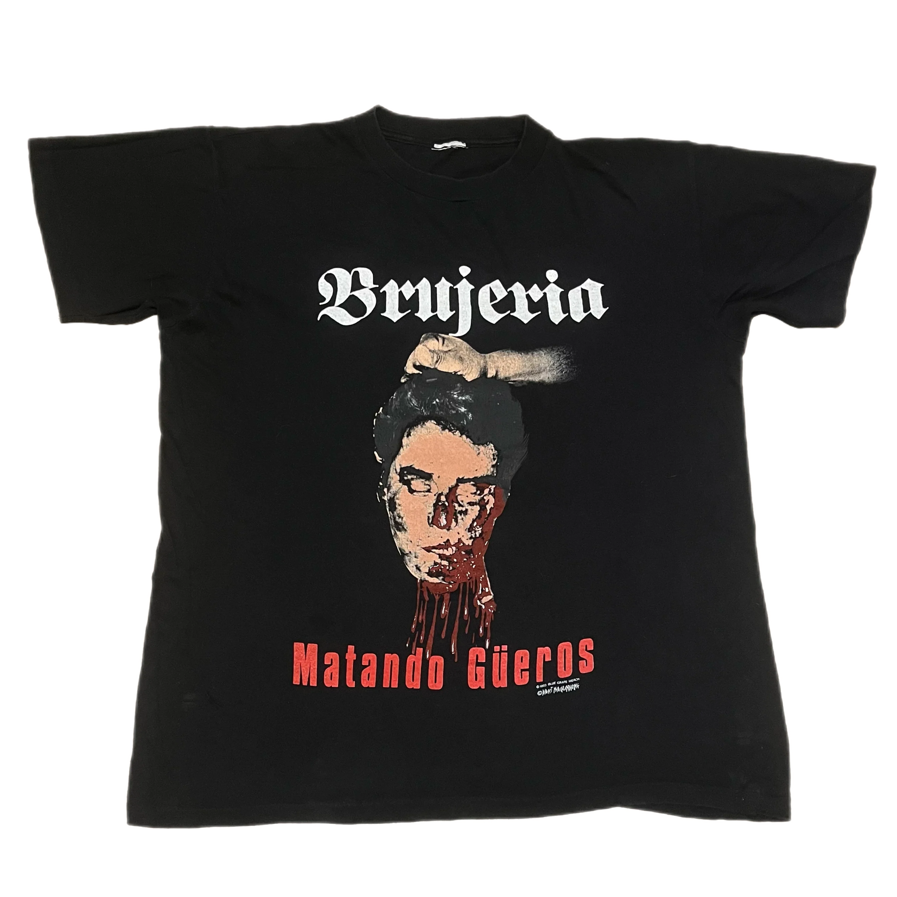 Vintage Brujeria "Matando Gueros" NARCOS-SATANICOS T-Shirt