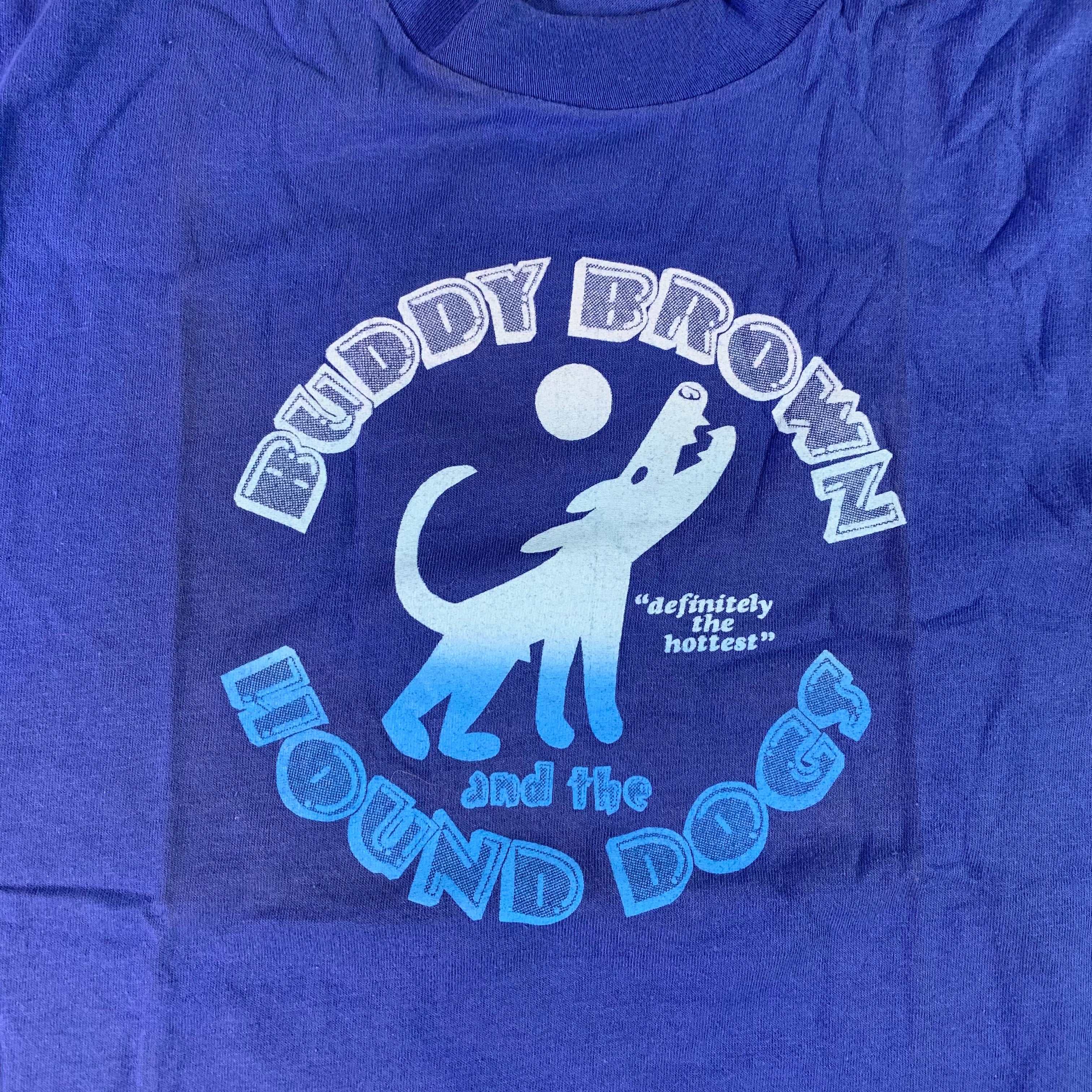 Vintage Buddy Brown And The Hound Dogs "Definitely The Best" T-Shirt - Image 2