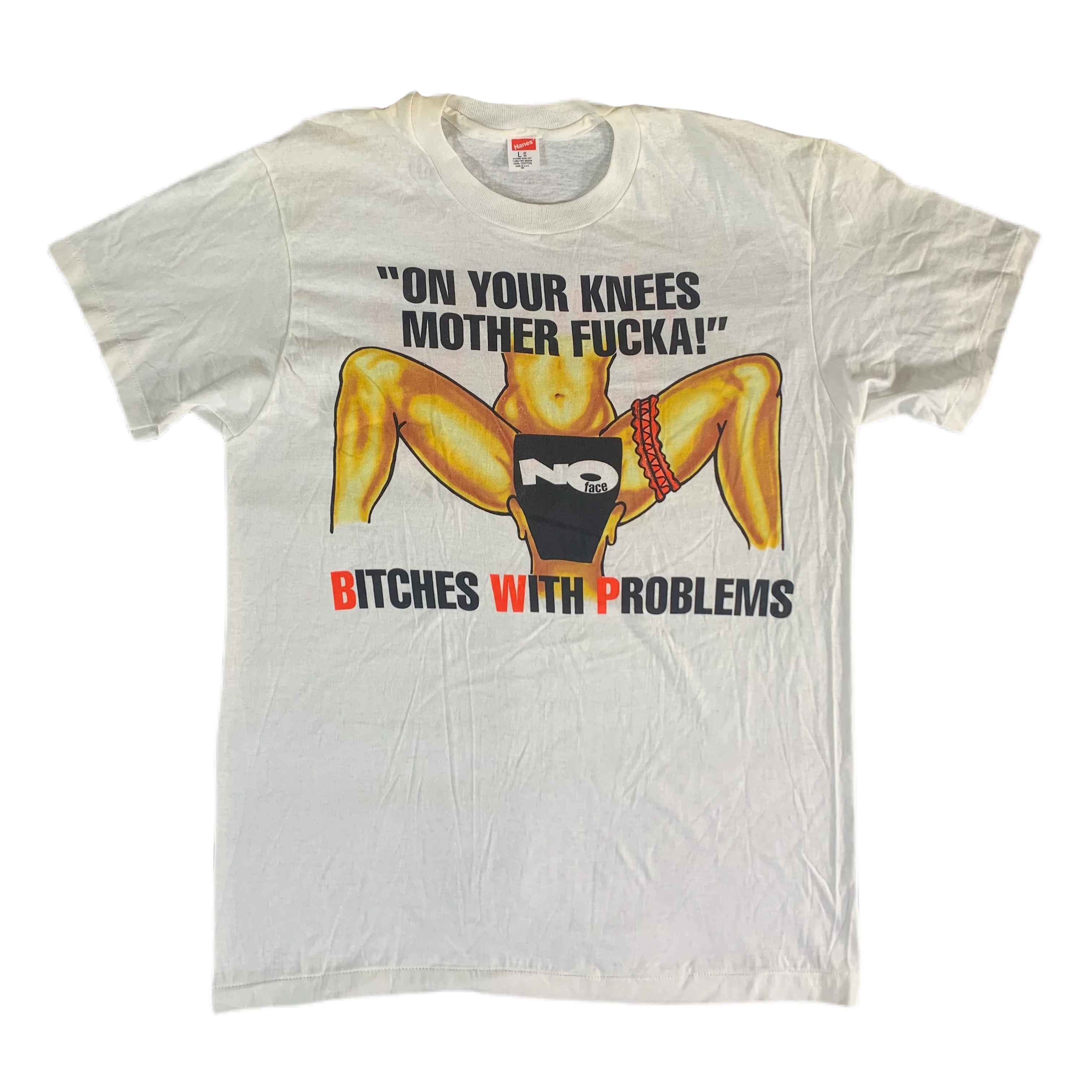 Vintage BWP "Servin' Seafood" No Face T-Shirt