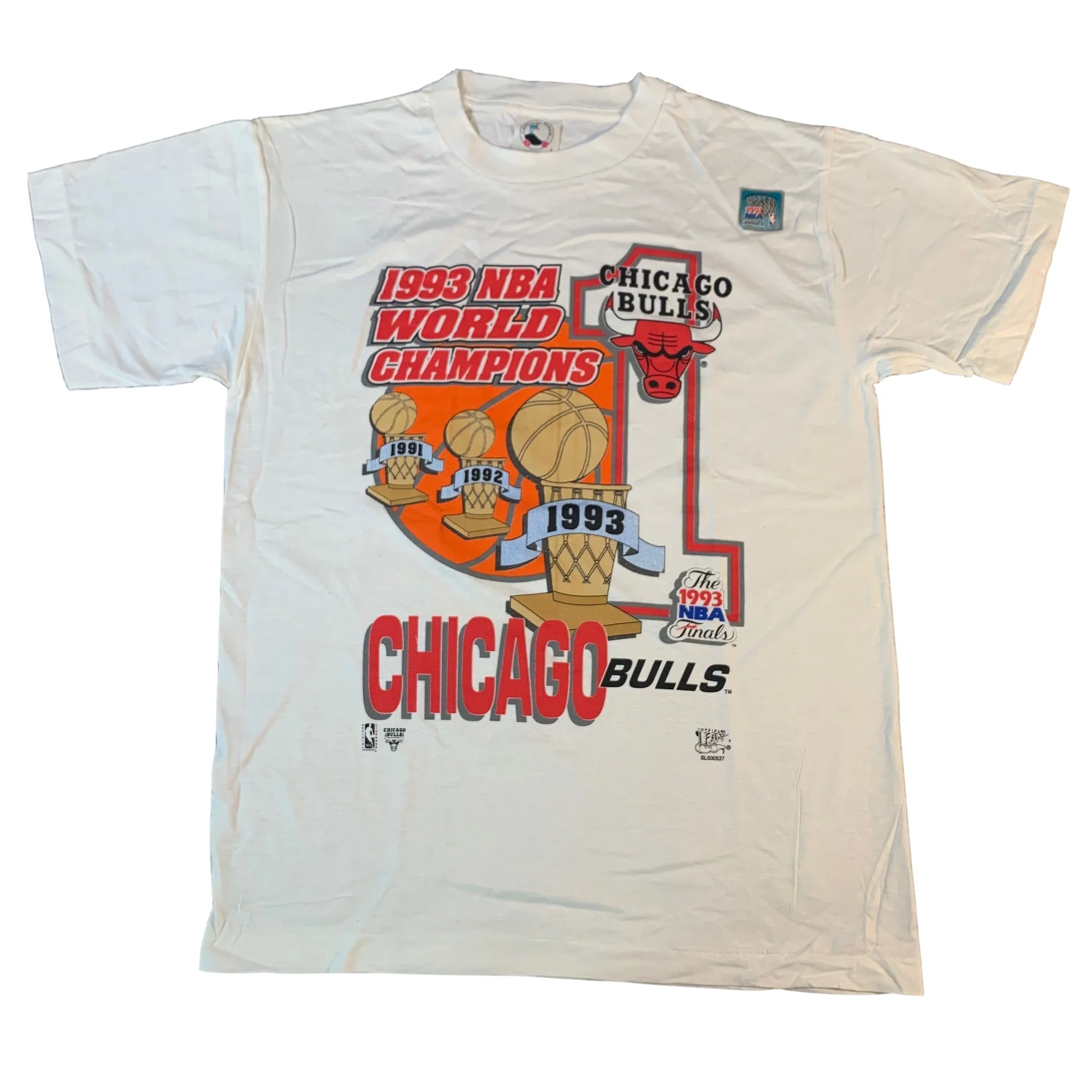Vintage Chicago Bulls "'93 World Champions" T-Shirt