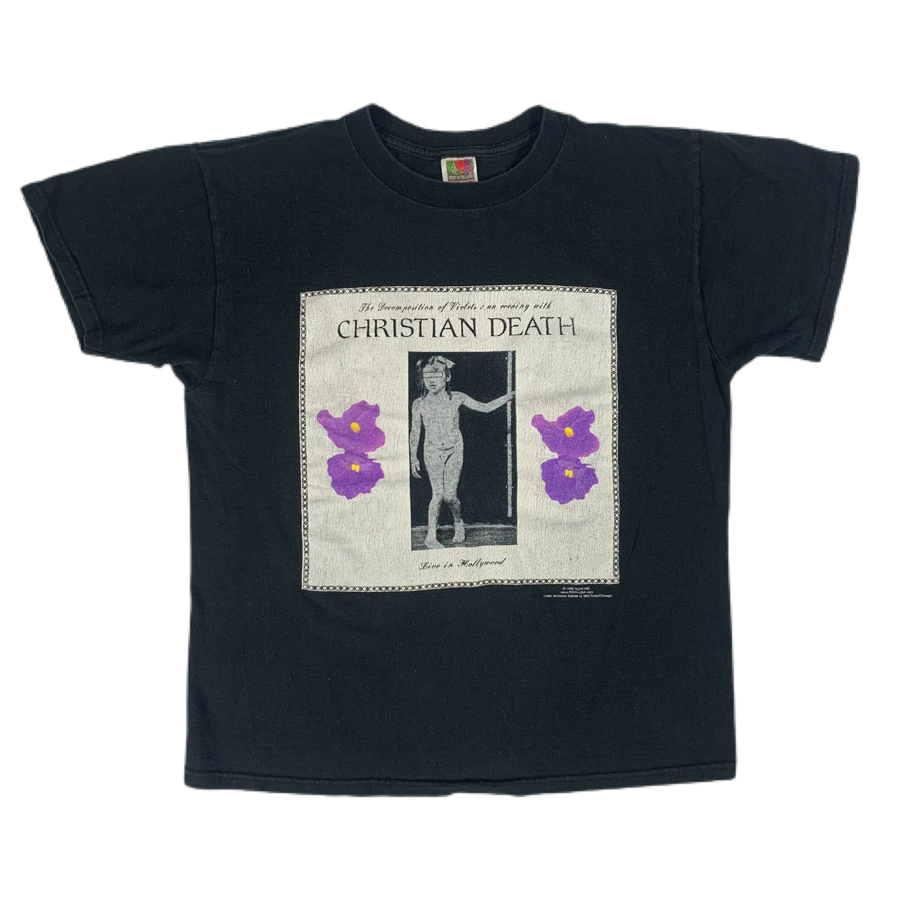 Vintage Christian Death "The Decomposition Of Violets" Live in Hollywood T-Shirt