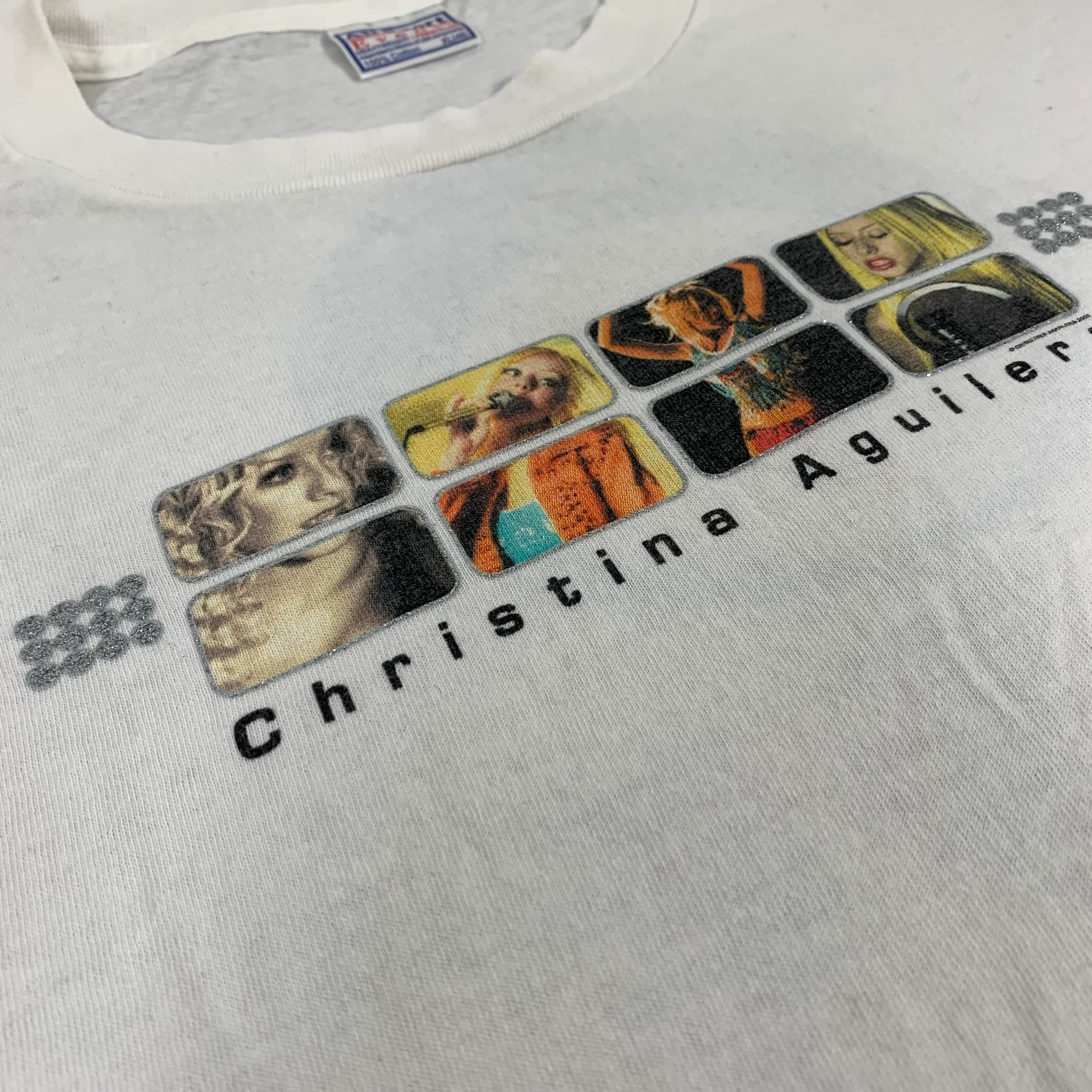 Vintage Christina Aguilera "Sears & Levi's" World Tour T-Shirt - Image 3