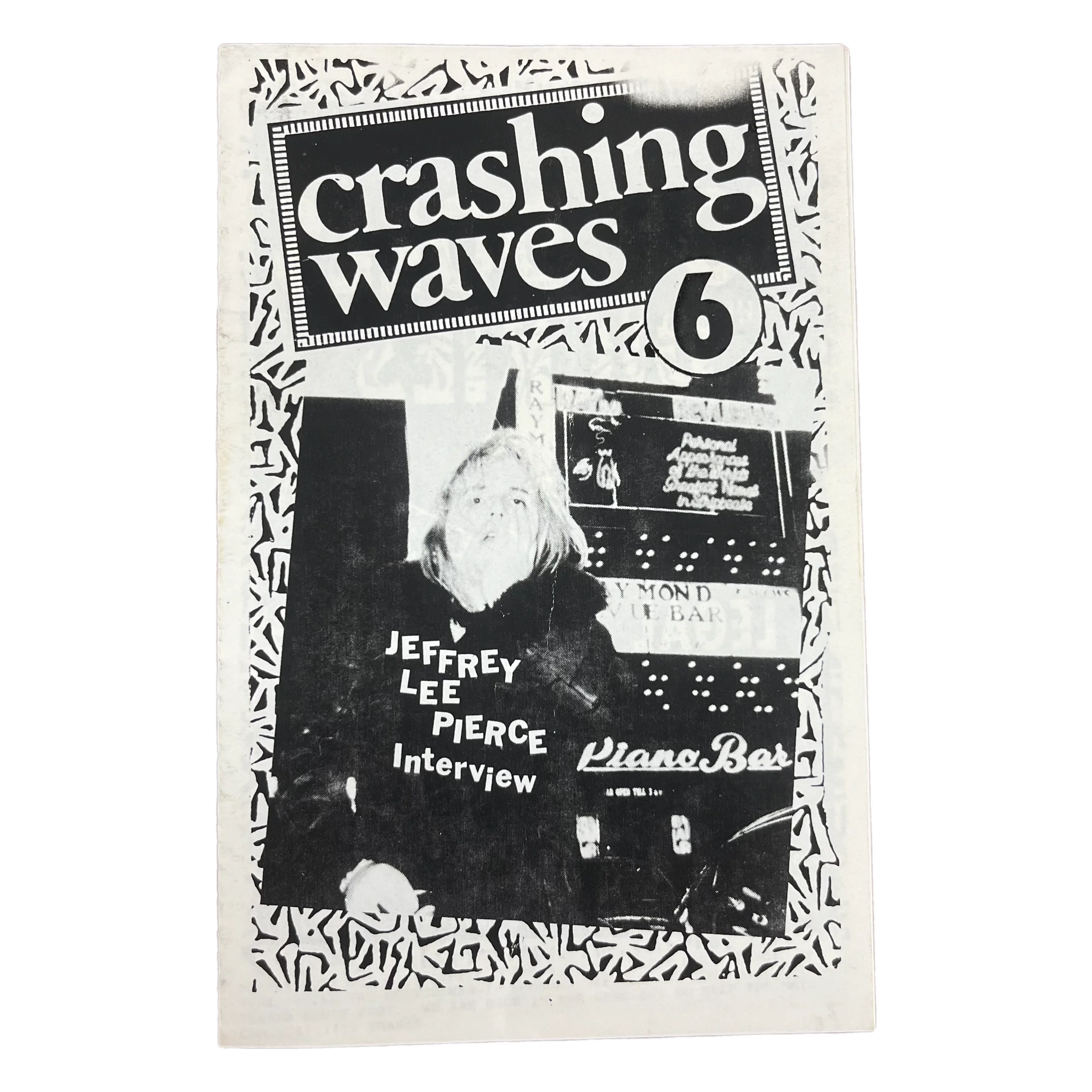 Vintage Crashing Waves Punk Fanzine "Jeffrey Lee Pierce" Issue #6