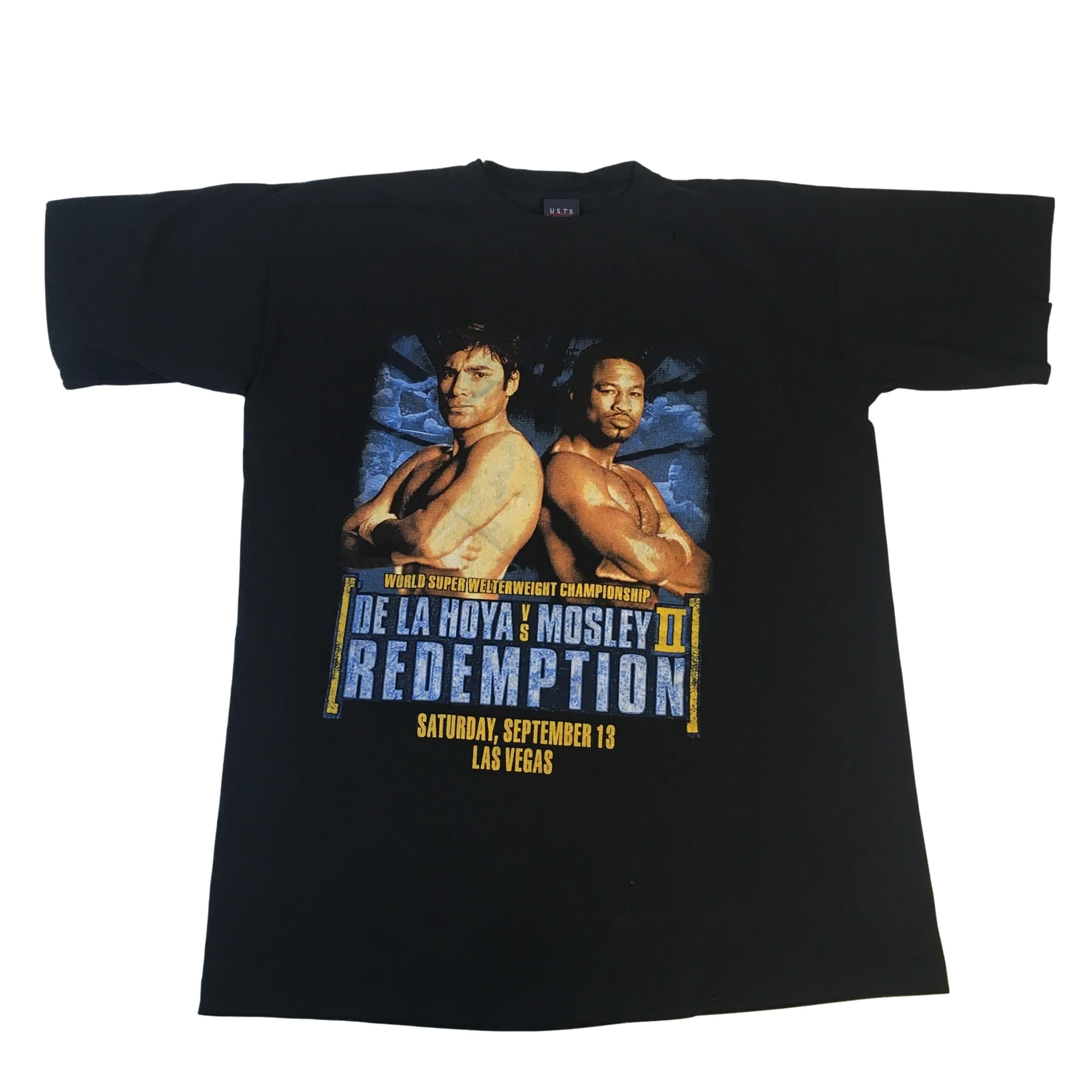 Vintage Oscar De La Hoya Vs. Mosley "Redemption" T-Shirt