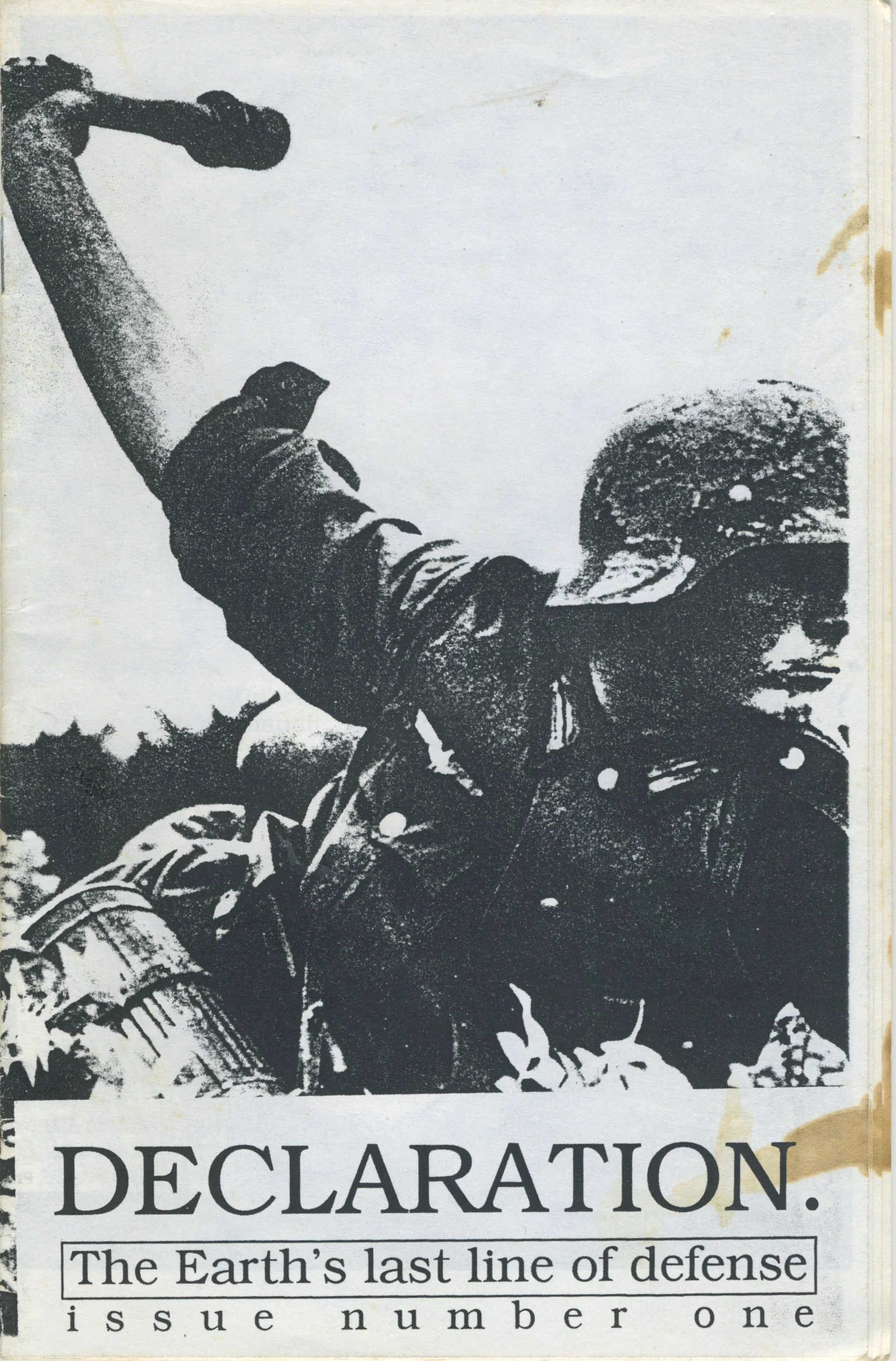 Vintage Declaration "Issue #3" Laurel, MD Hardline Zine