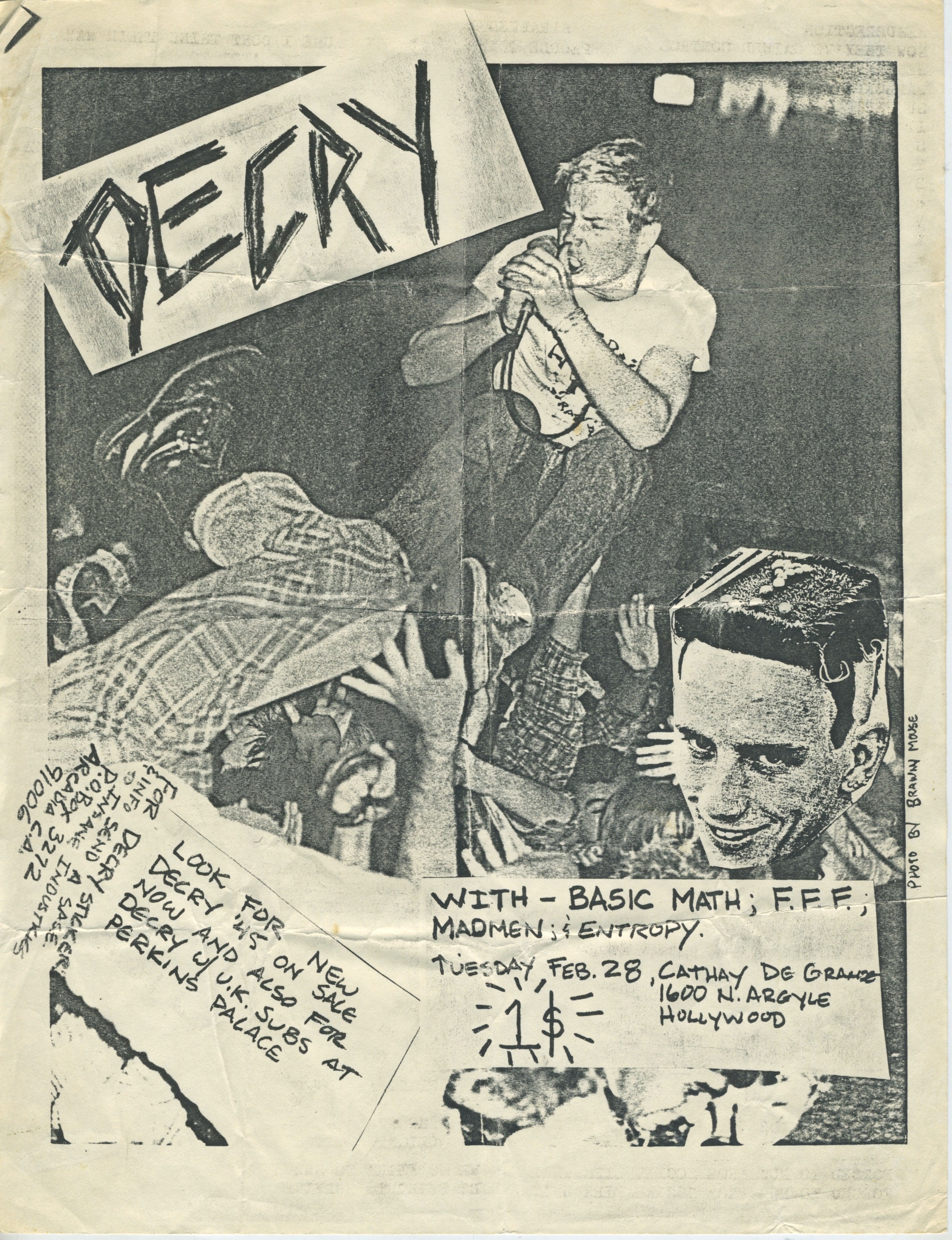 Vintage Decry Basic Math F.F.F "Cathay De Grande" Hollywood Flyer