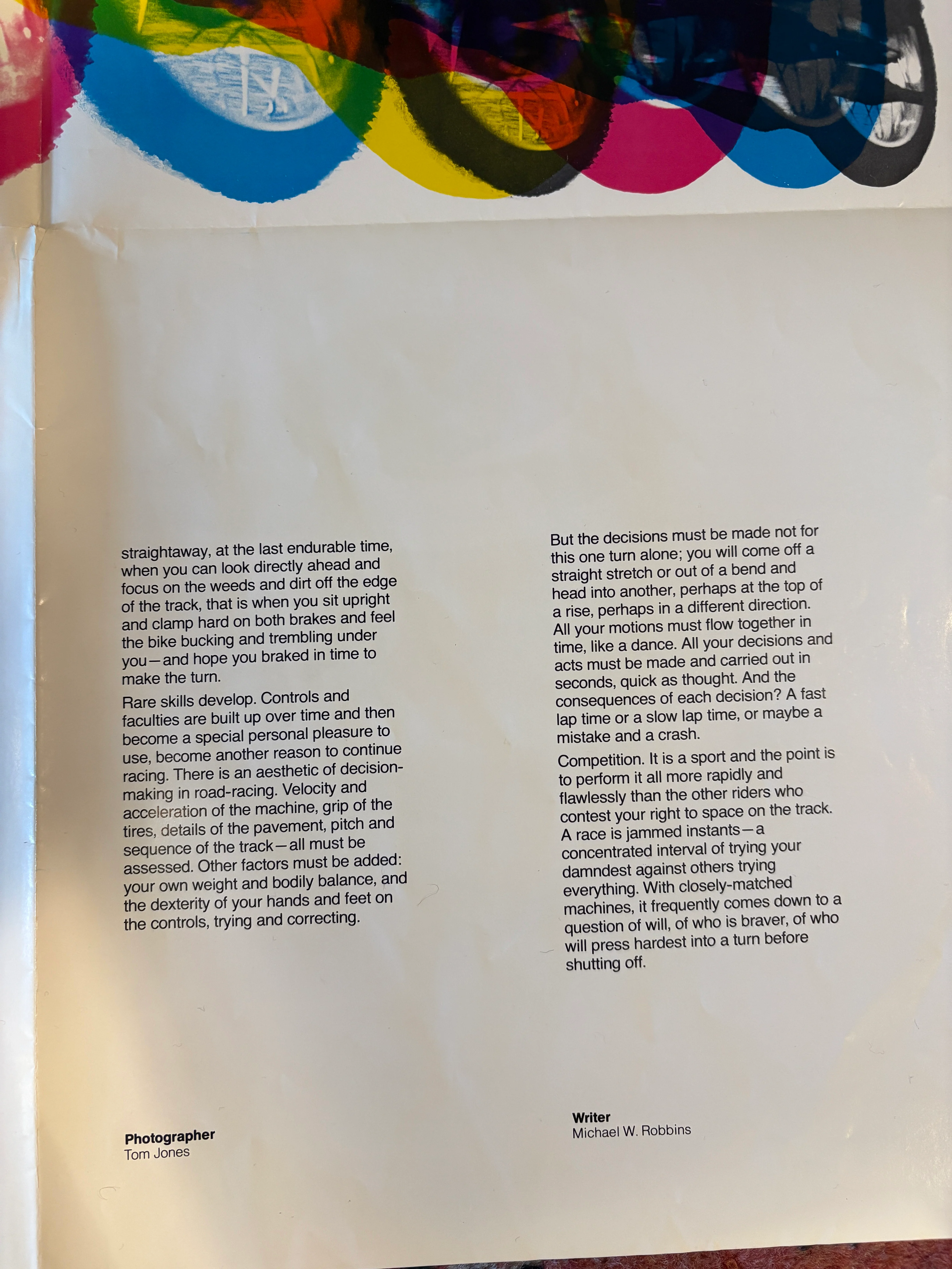 Vintage Designer's Choice "Why Race?" Foldout Poster - Image 4