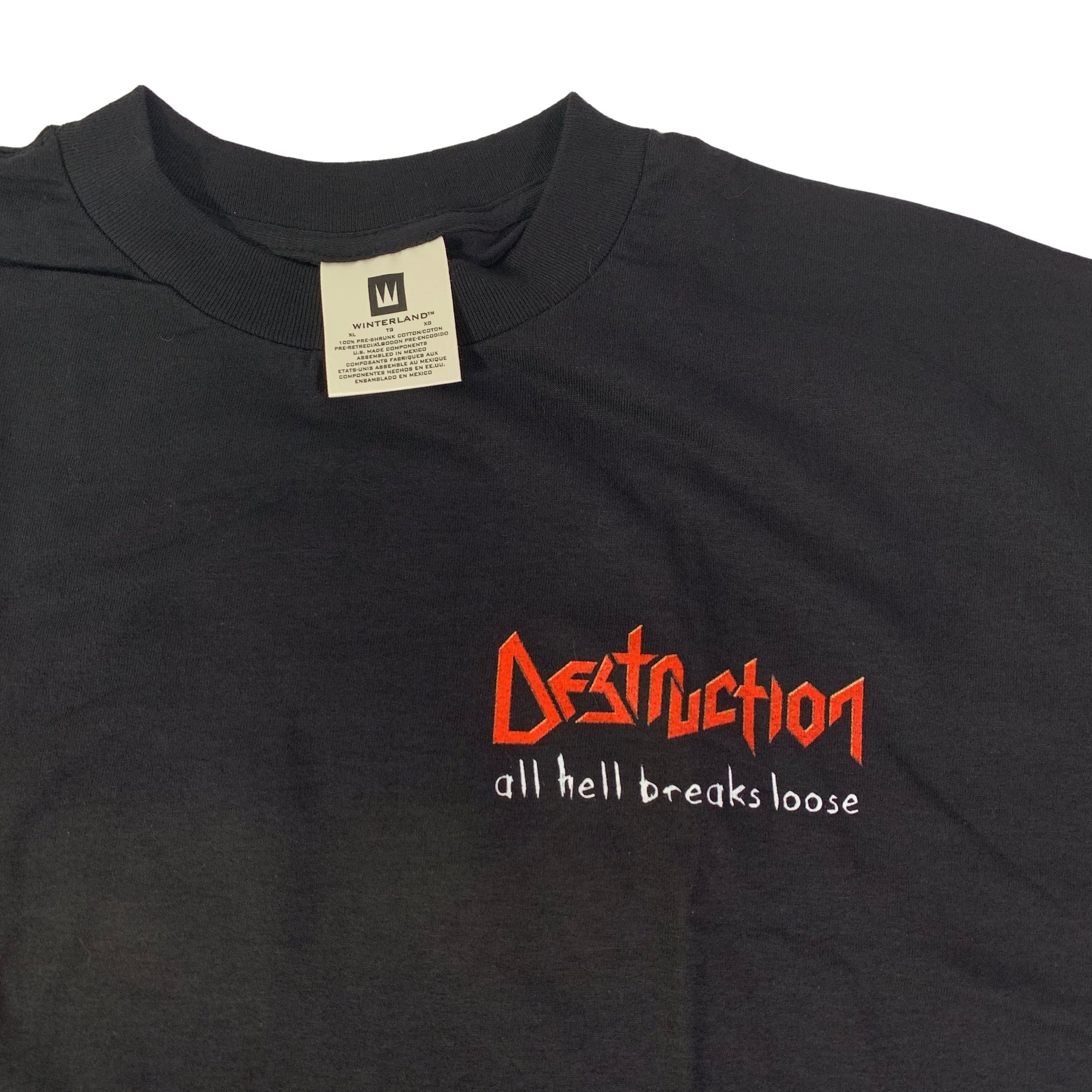 Vintage Destruction "All Hell Breaks Loose" T-Shirt - Image 2
