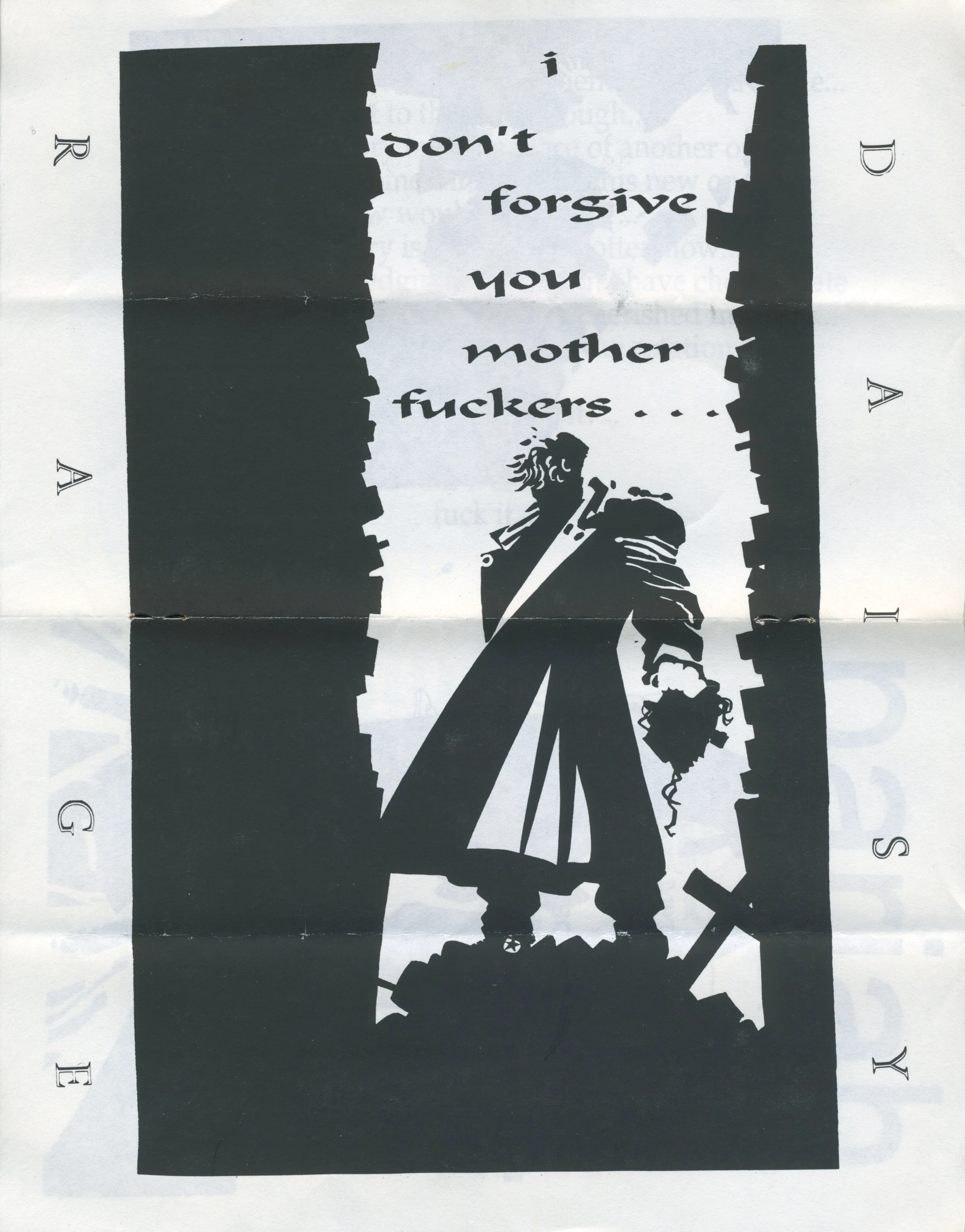 Vintage Distemperment "xVeganx" Poetry Fanzine Syracuse, NY Issue #1 - Image 3