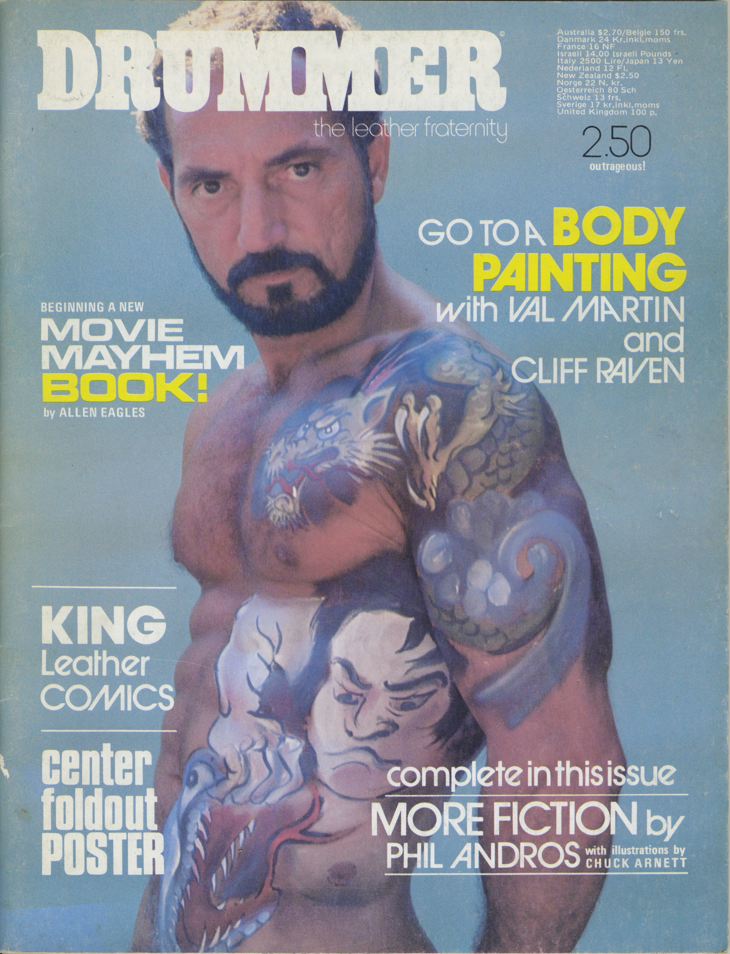 Vintage Drummer Magazine "Cliff Raven Cover" Vol. 1 Issue #7