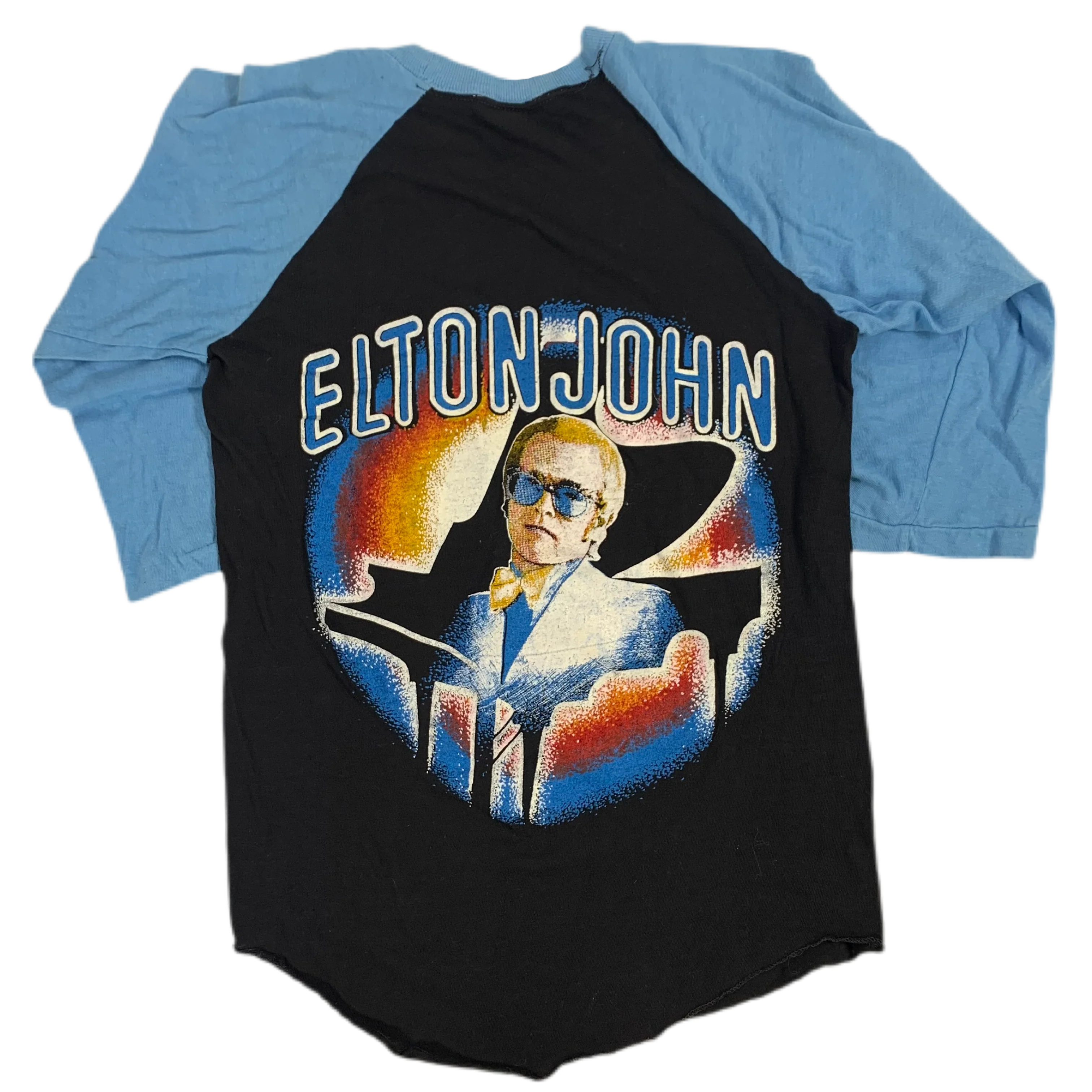 Vintage Elton John "Jump Up" Raglan Shirt - Image 2