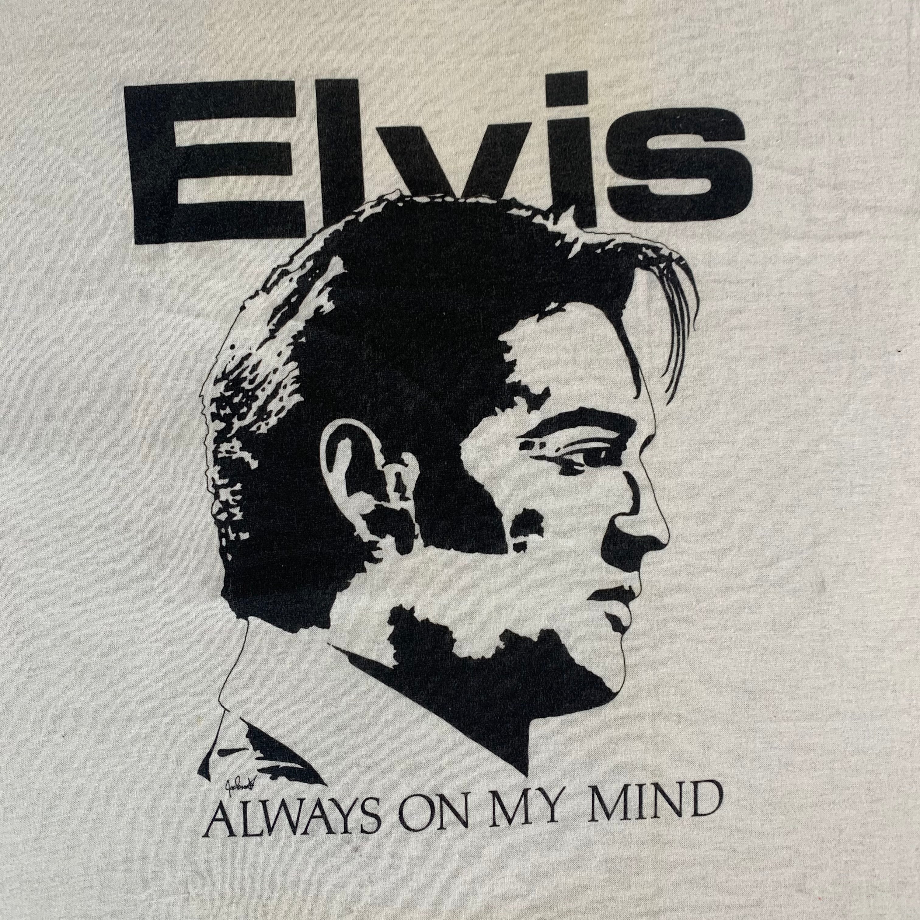 Vintage Elvis "Always On My Mind" T-Shirt - Image 2