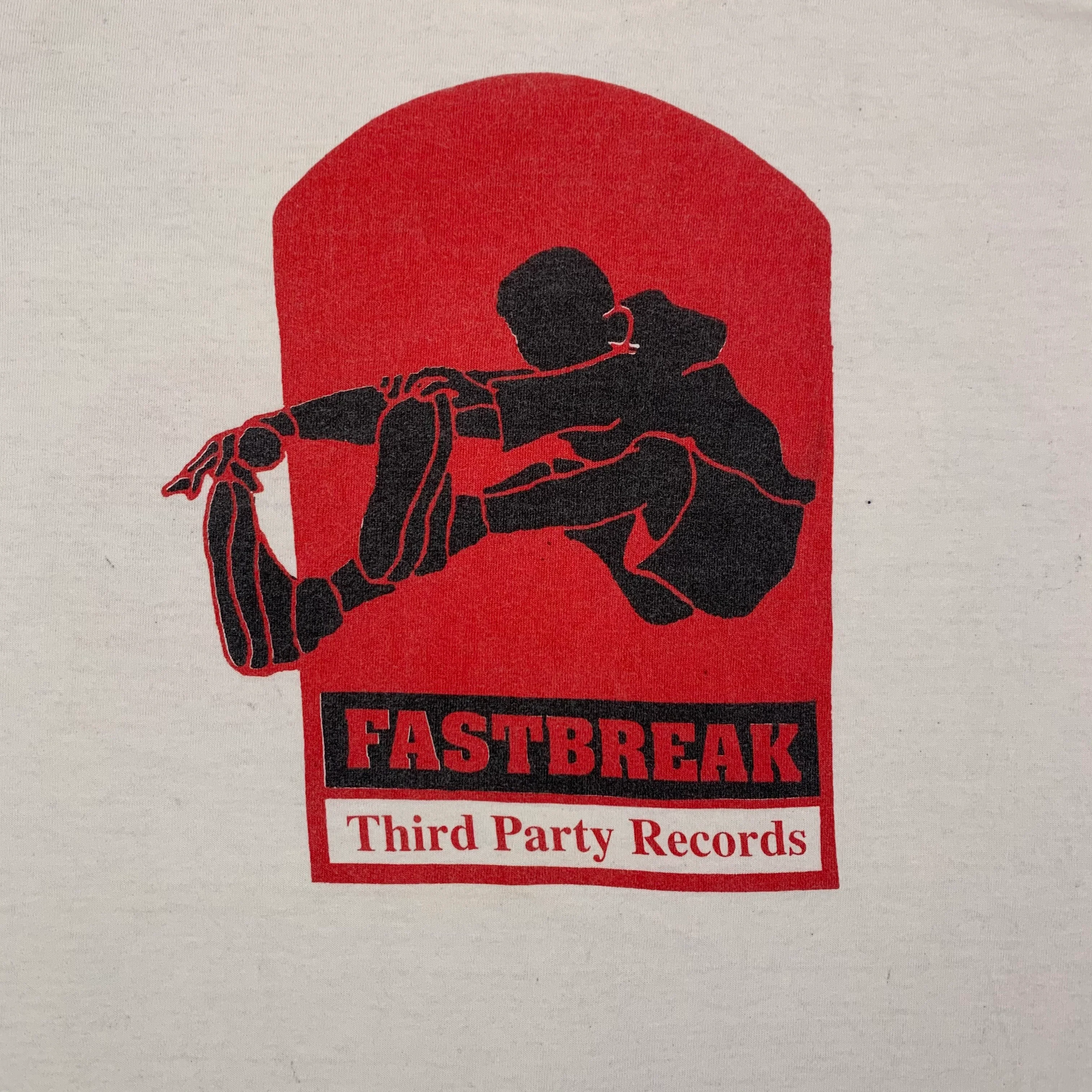 Vintage Fastbreak "Third Party Records" T-Shirt - Image 4