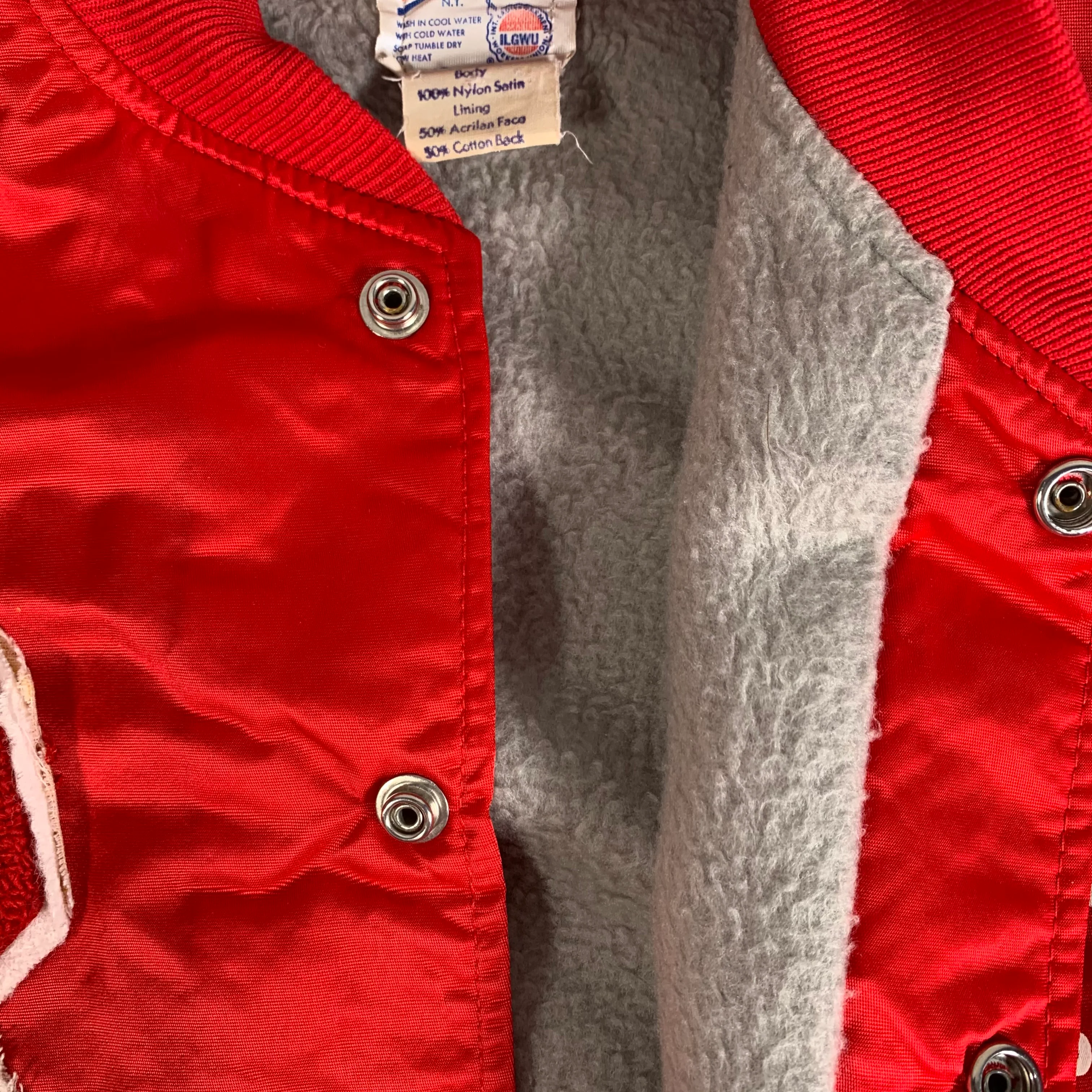 Vintage Felco "Roosevelt Varsity Club" Lima, Peru Lined Jacket - Image 3