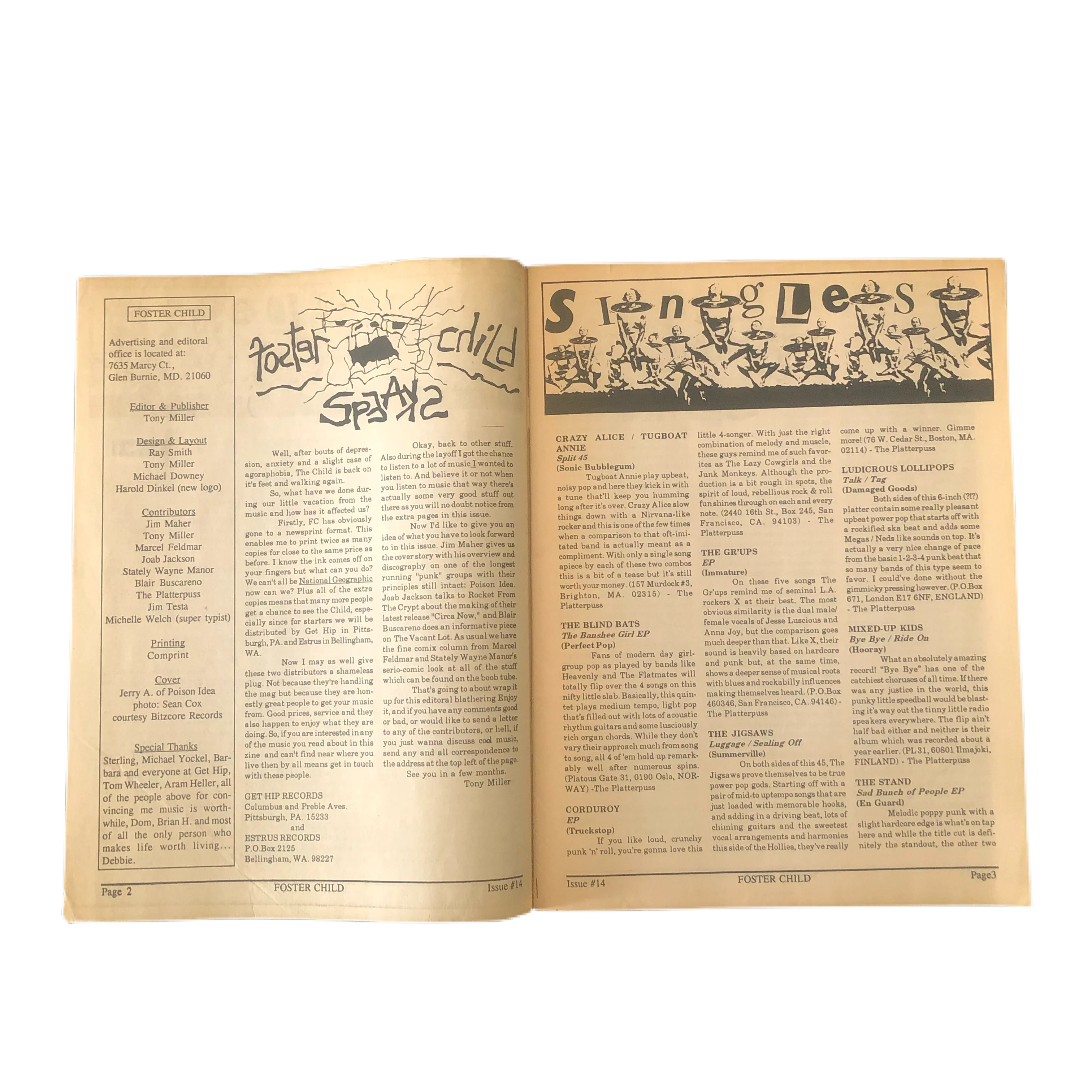 Vintage Foster Child Fanzine "Issue 14" - Image 2