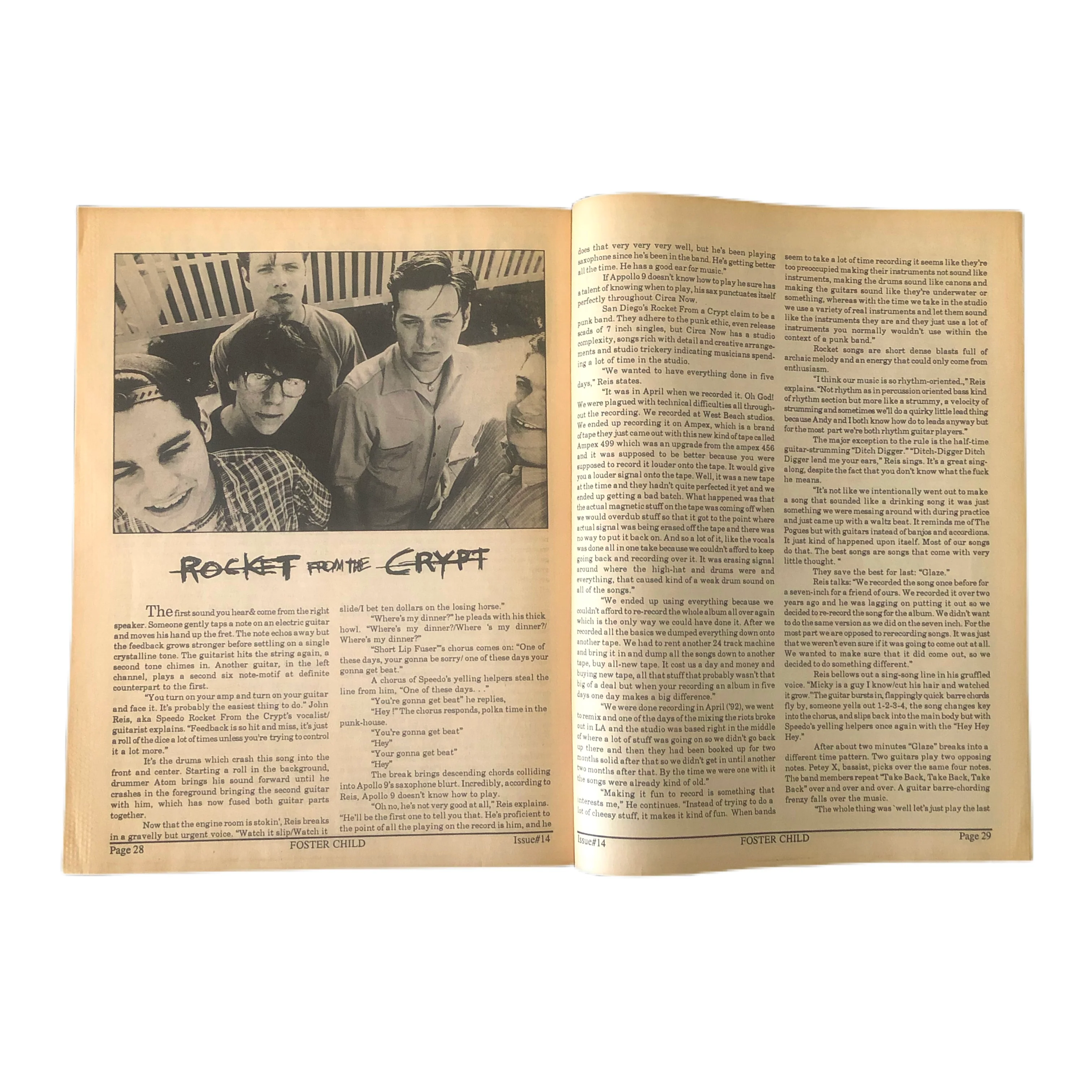 Vintage Foster Child Fanzine "Issue 14" - Image 3