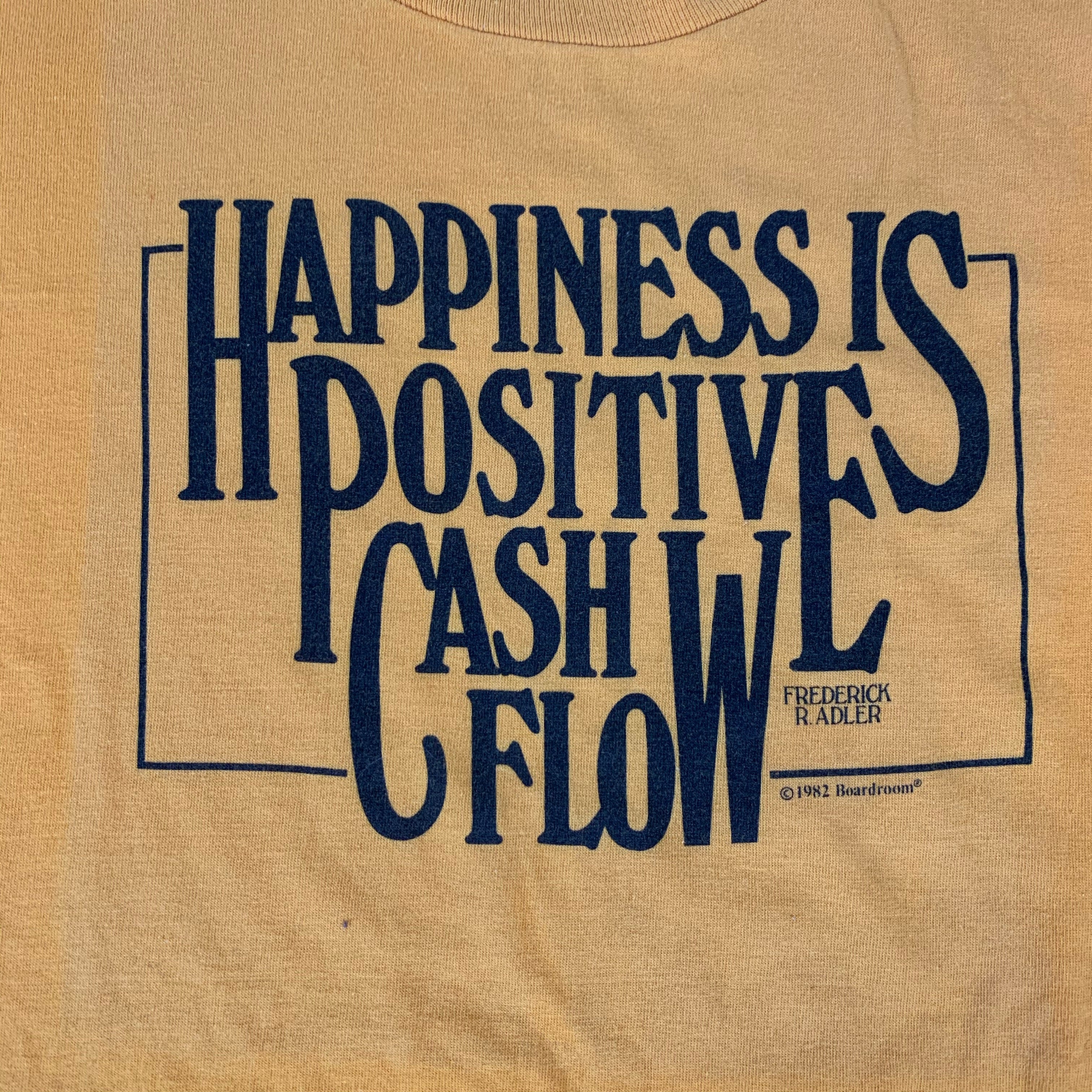 Vintage Fred Adler "Cash Flow" T-Shirt - Image 2