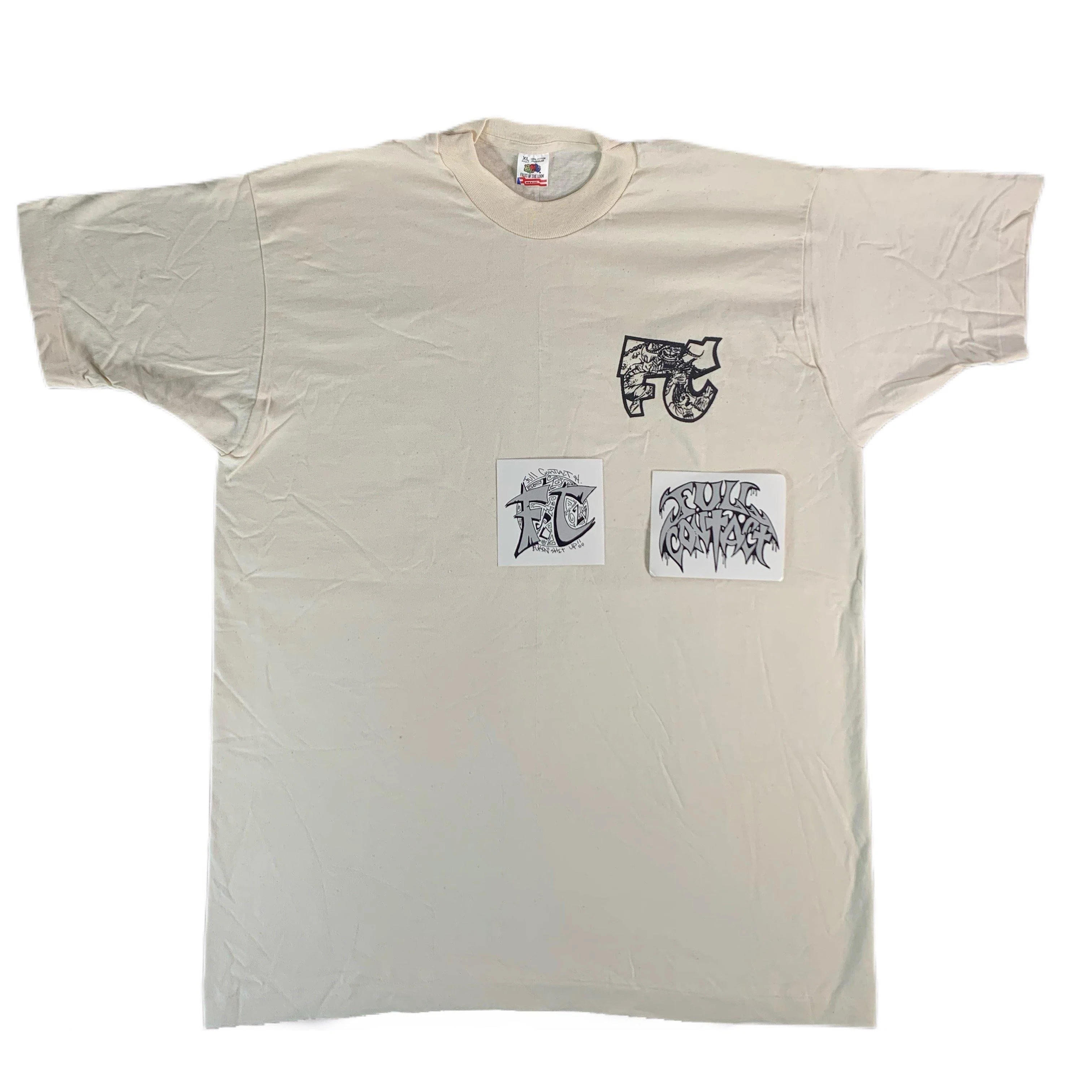 Vintage Full Contact "Demo" T-Shirt + Stickers