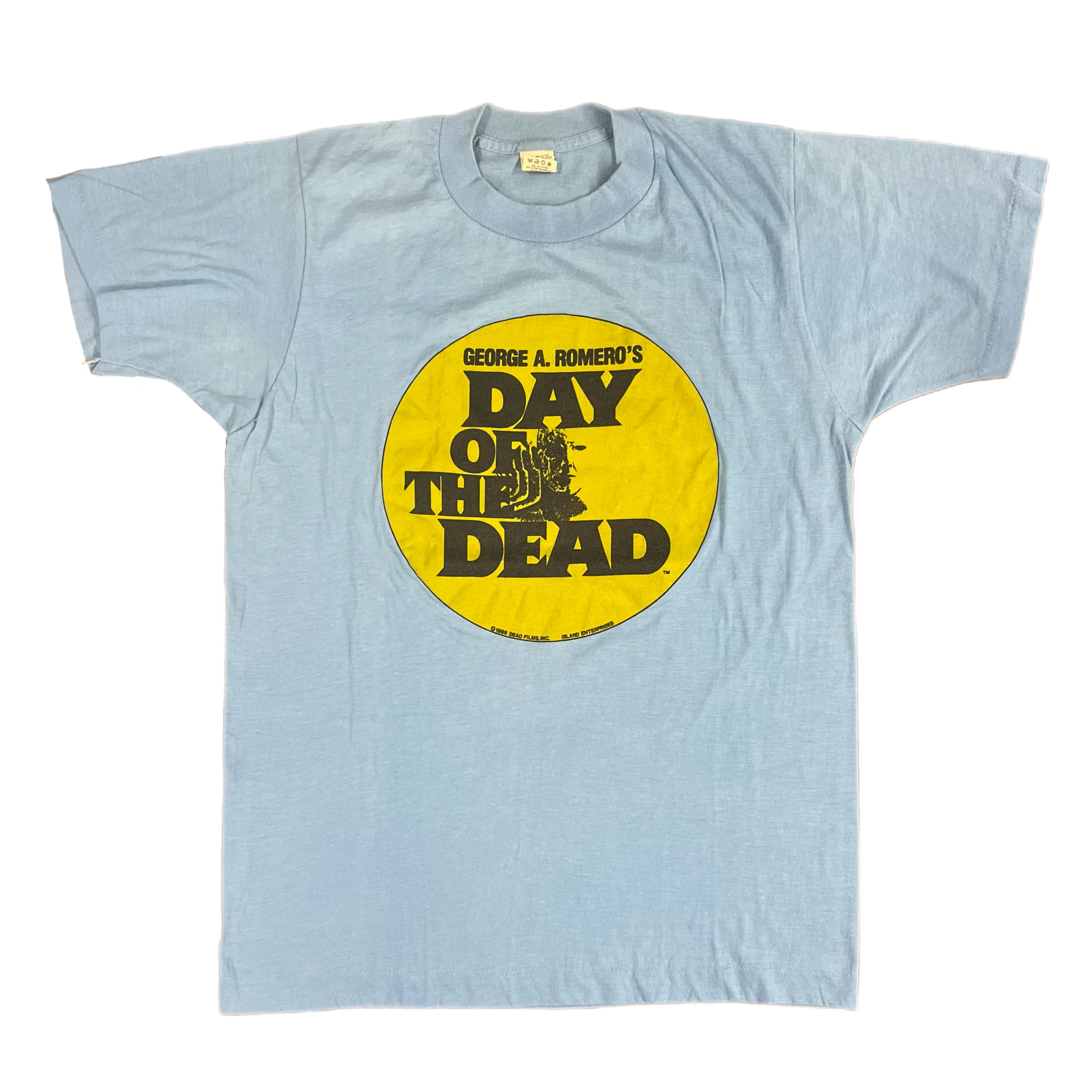 Vintage George A. Romero's Day Of The Dead "Dead Films Inc" Island Enterprises Promotional T-Shirt