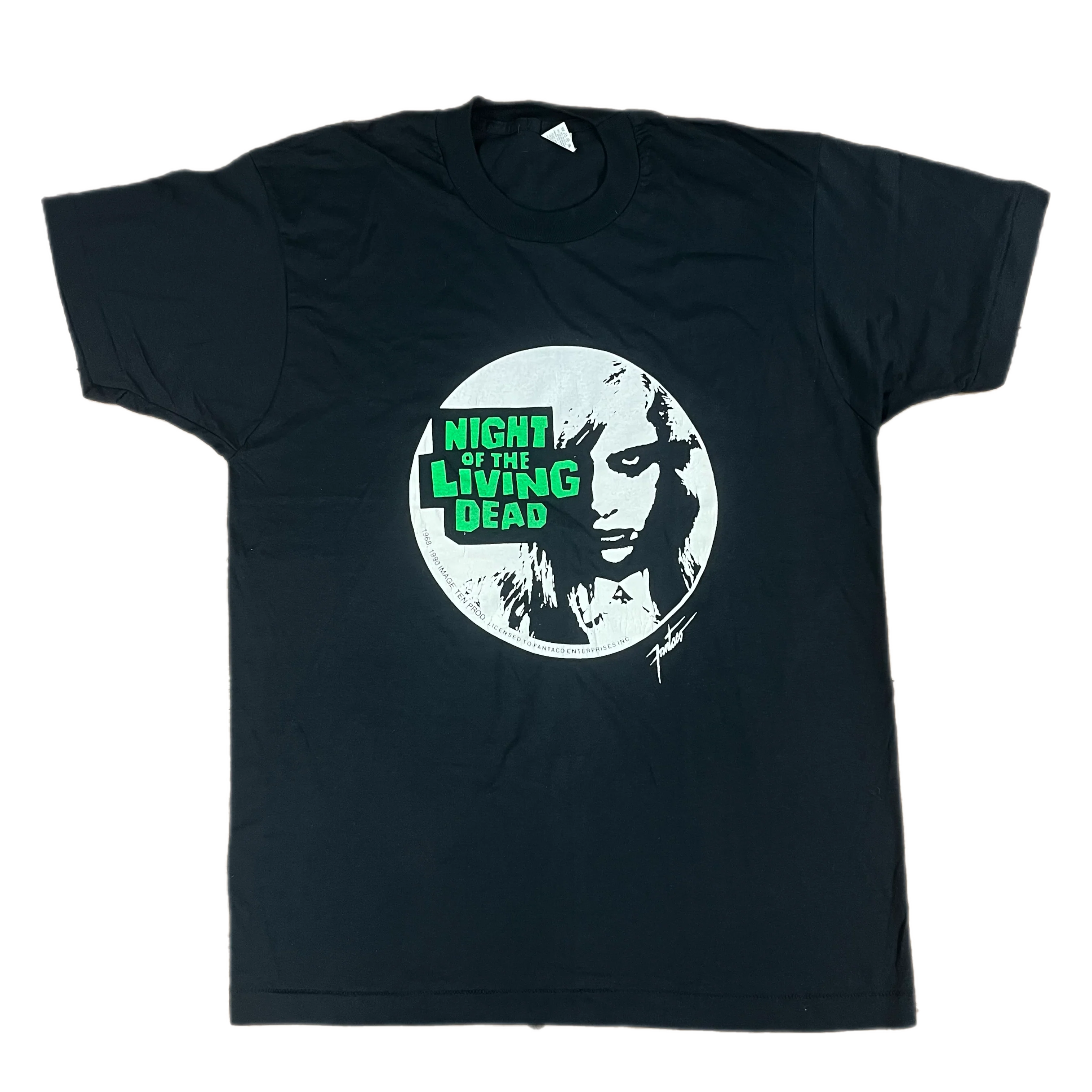 Vintage George A. Romero's Night Of The Living Dead "Fantaco" Promotional T-Shirt