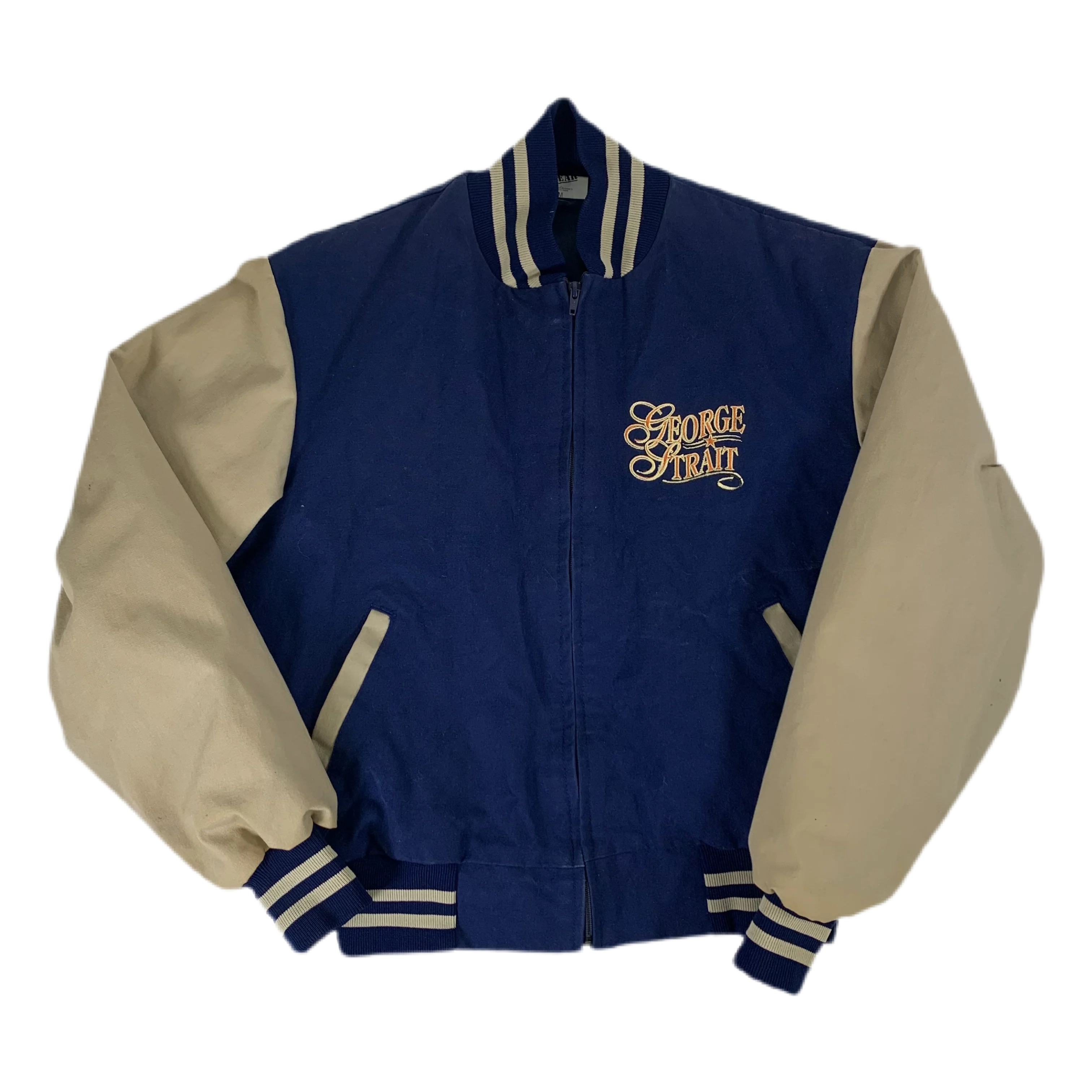 Vintage George Strait "Twill" Varsity Jacket