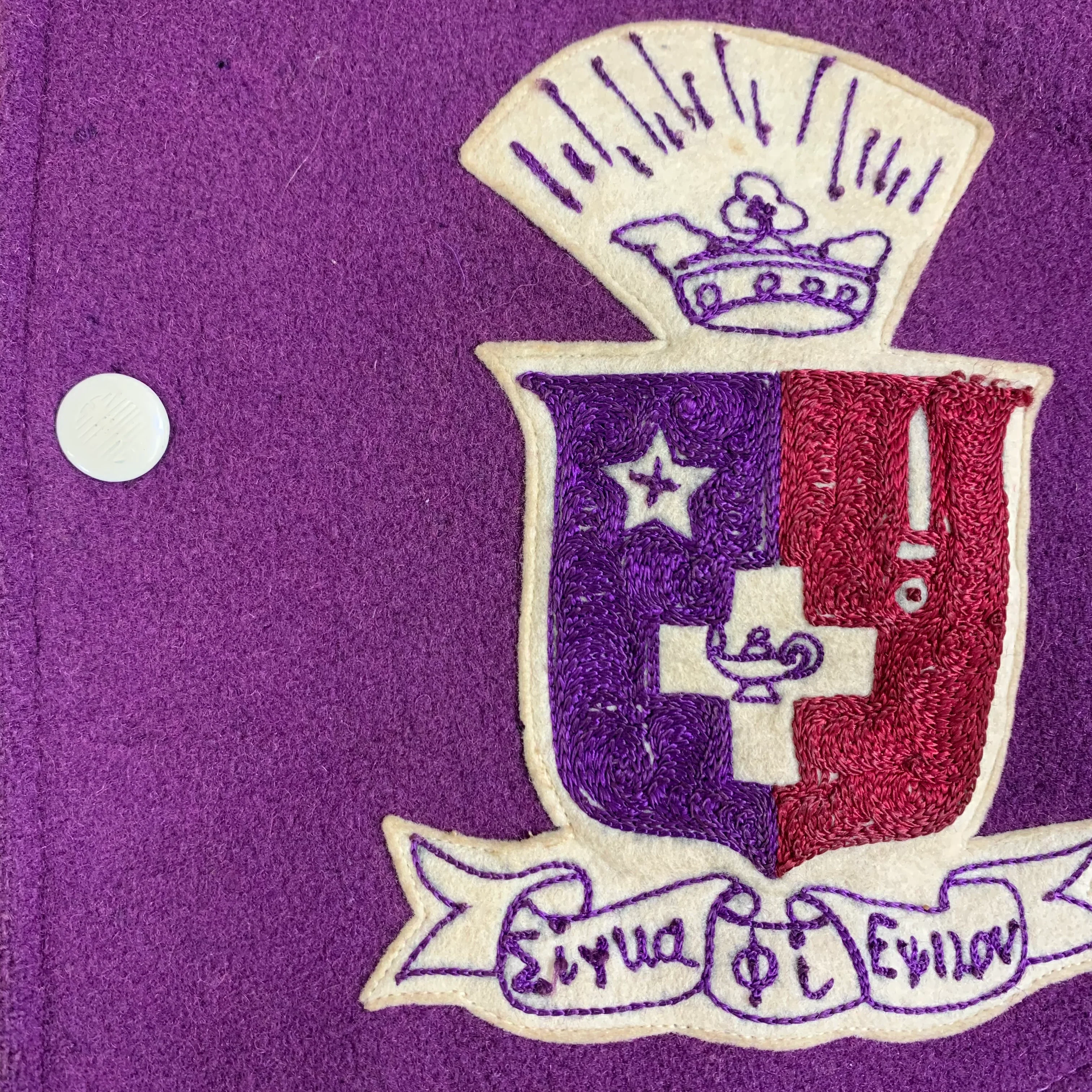 Vintage Sigma Phi Epsilon "Goldsmith's Sportswear" Varsity Jacket - Image 4