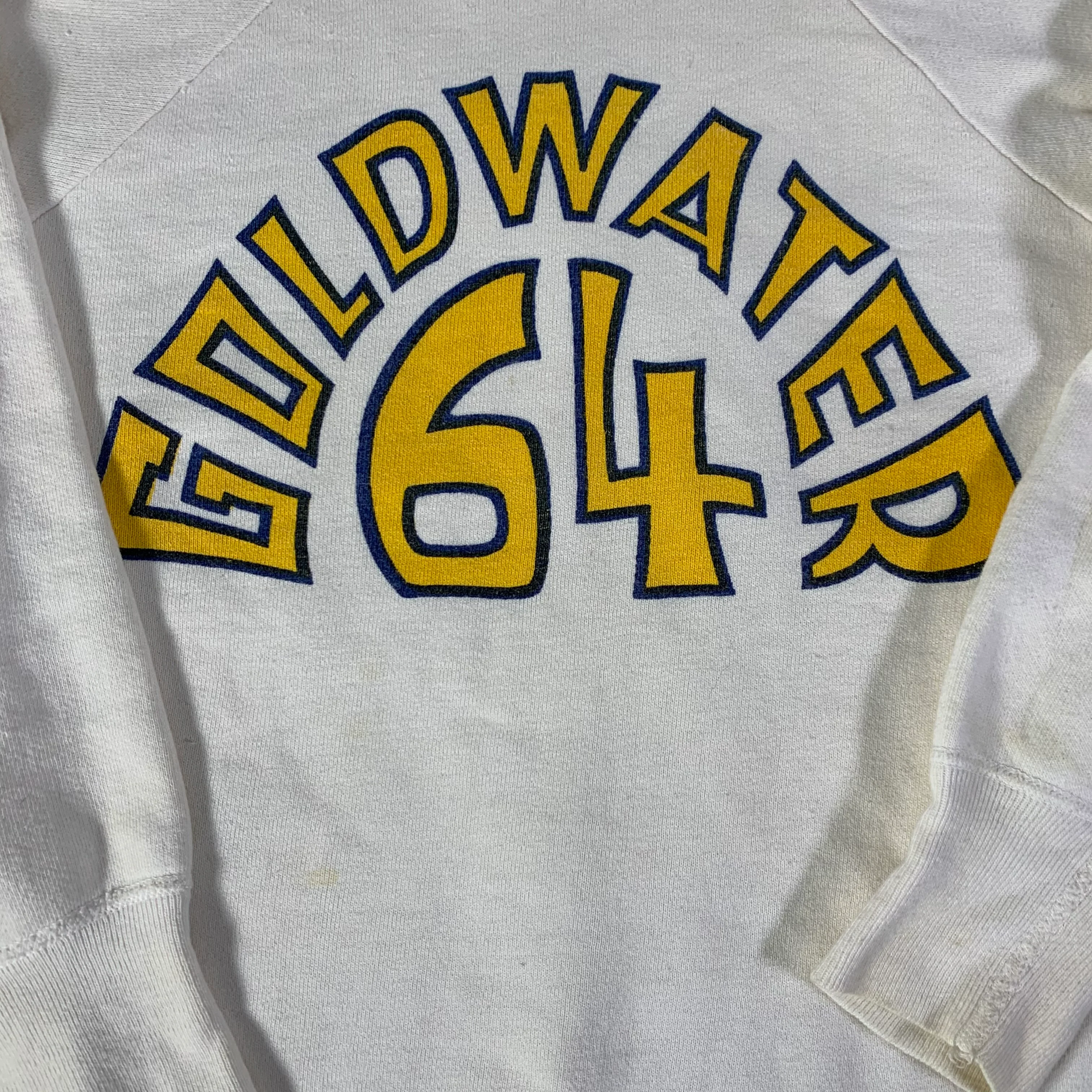 Vintage Barry Goldwater "1964" Hanes Windshield Raglan Sweatshirt - Image 2