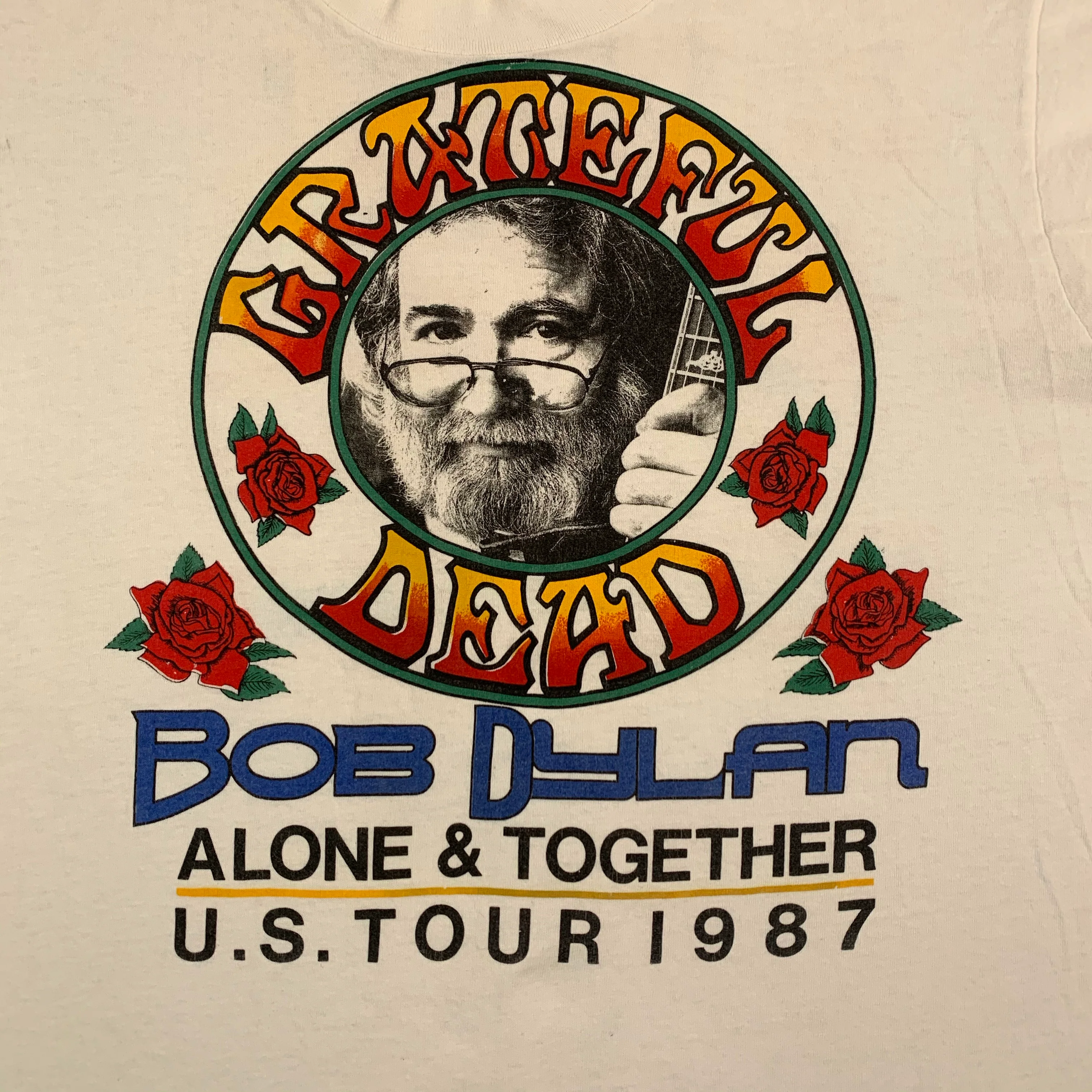 Vintage Grateful Dead Bob Dylan "Alone & Together" T-Shirt - Image 3
